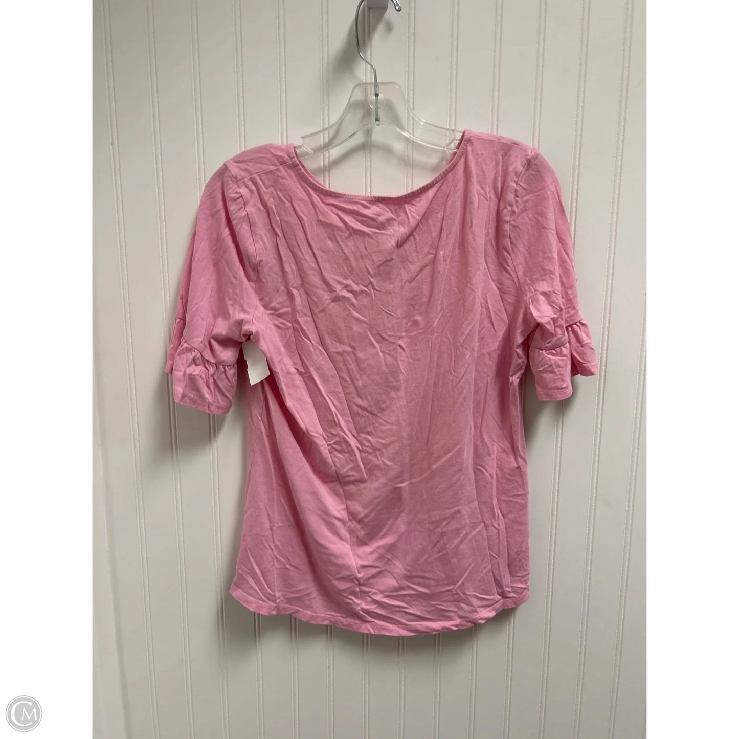 Top Short Sleeve By Talbots In Pink, Size: S