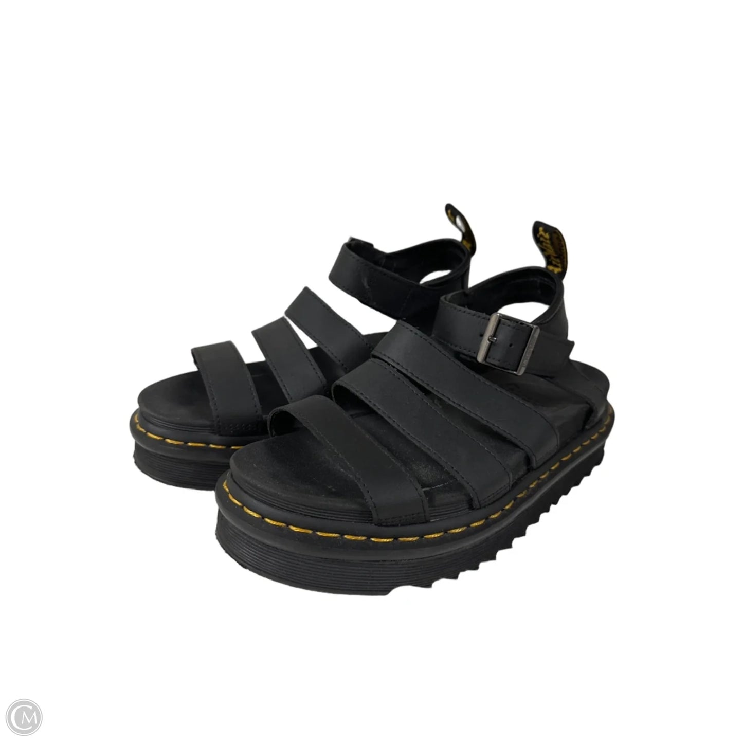 Sandals Designer By Dr Martens In Black, Size: 8