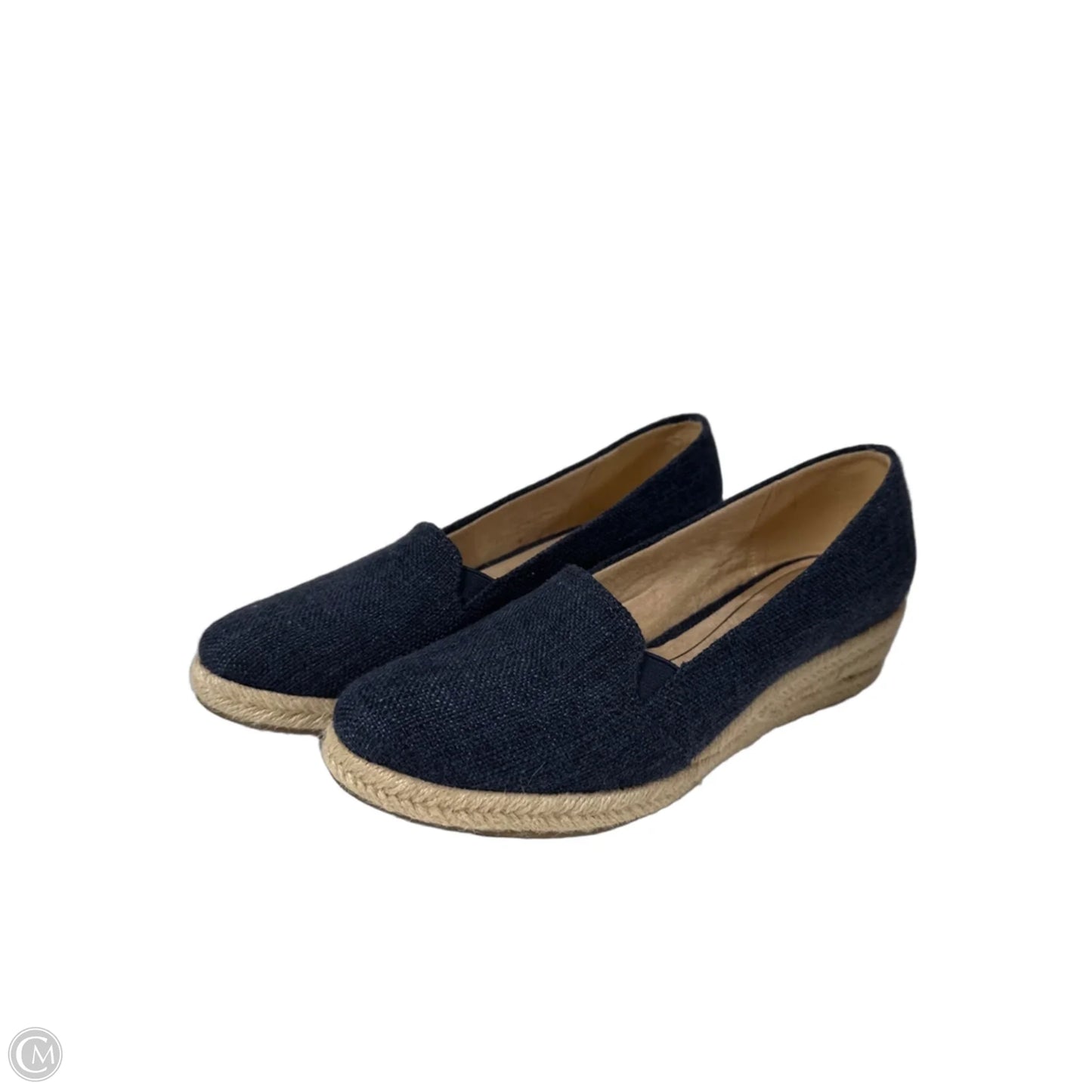 Sandals Heels Platform By Life Stride In Navy, Size: 9