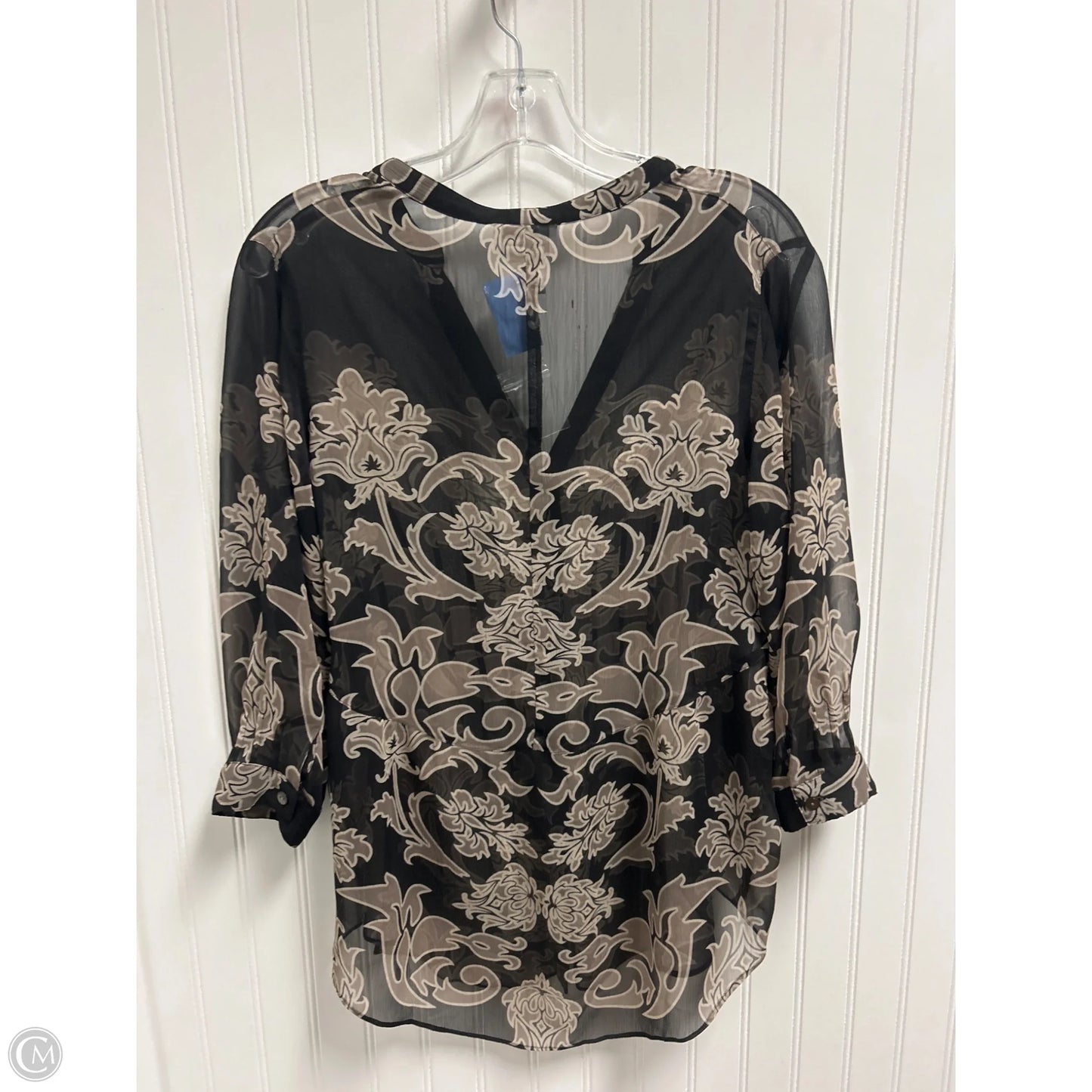 Top Long Sleeve By Soft Surroundings In Brown, Size: S