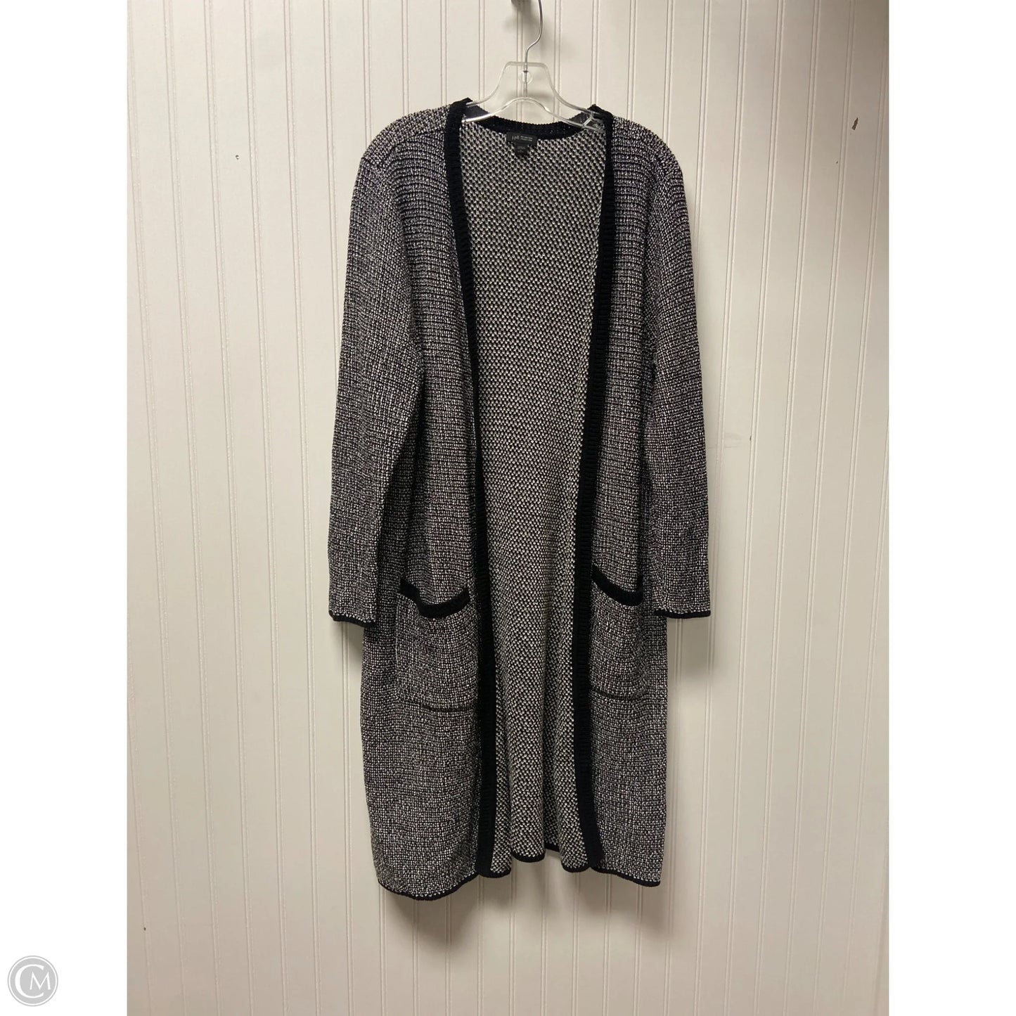 Cardigan By J. Jill In Black & White, Size: L