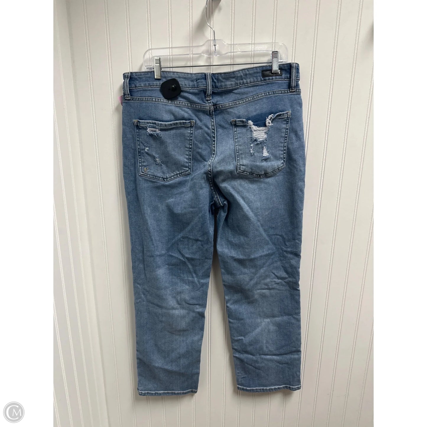 Jeans Boyfriend By Kut In Blue Denim, Size: 14