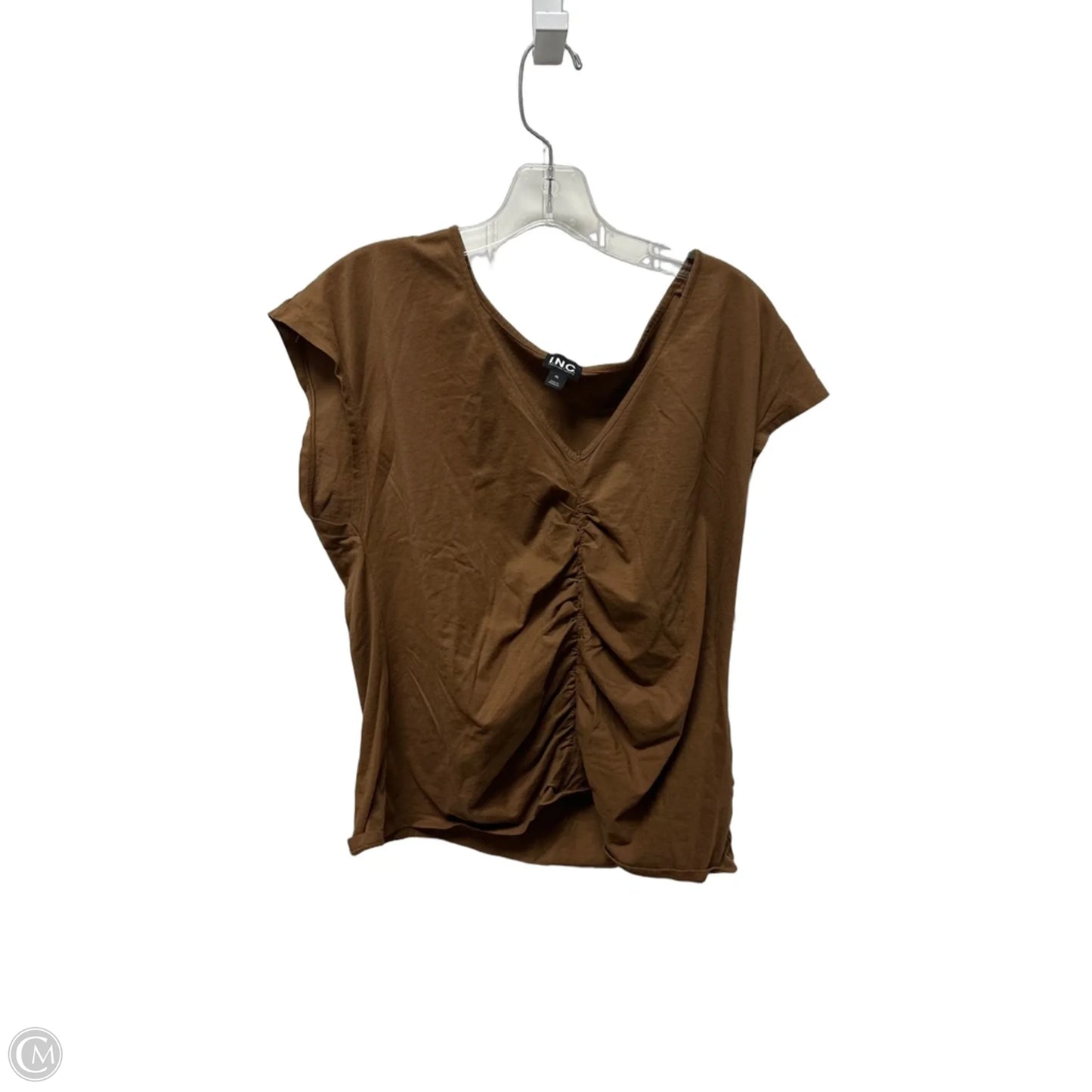 Top Sleeveless Basic By Inc In Brown, Size: Xl