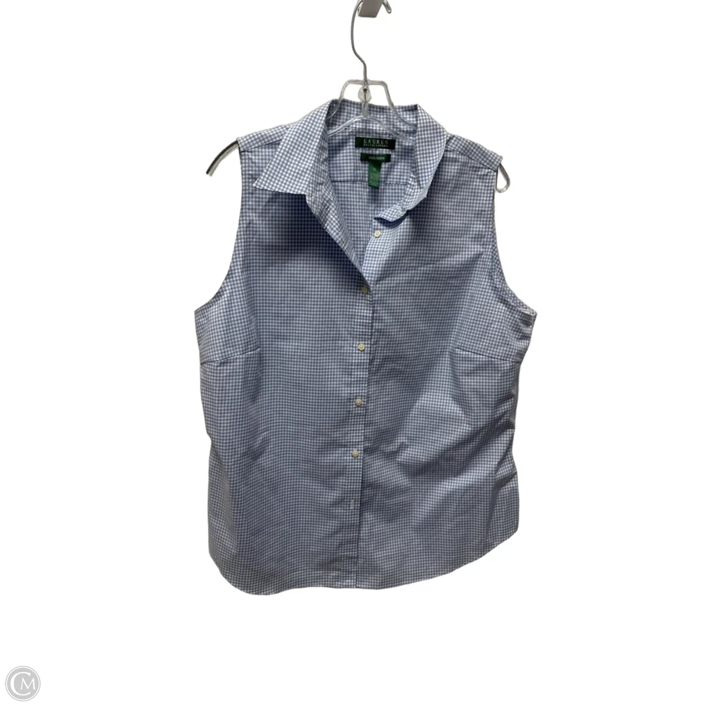 Top Sleeveless Basic By Lauren By Ralph Lauren In Blue, Size: Xl