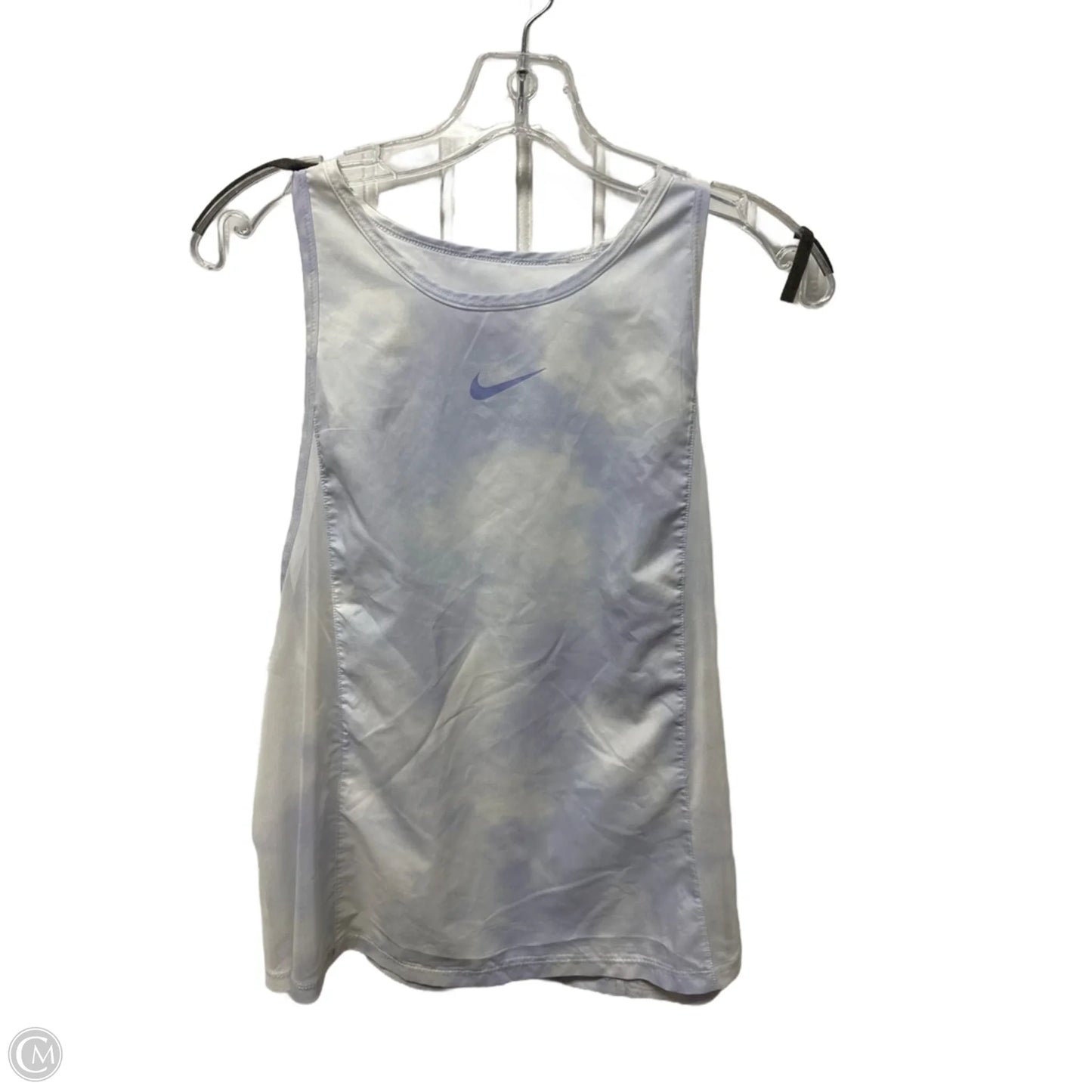 Athletic Tank Top By Nike In White, Size: M