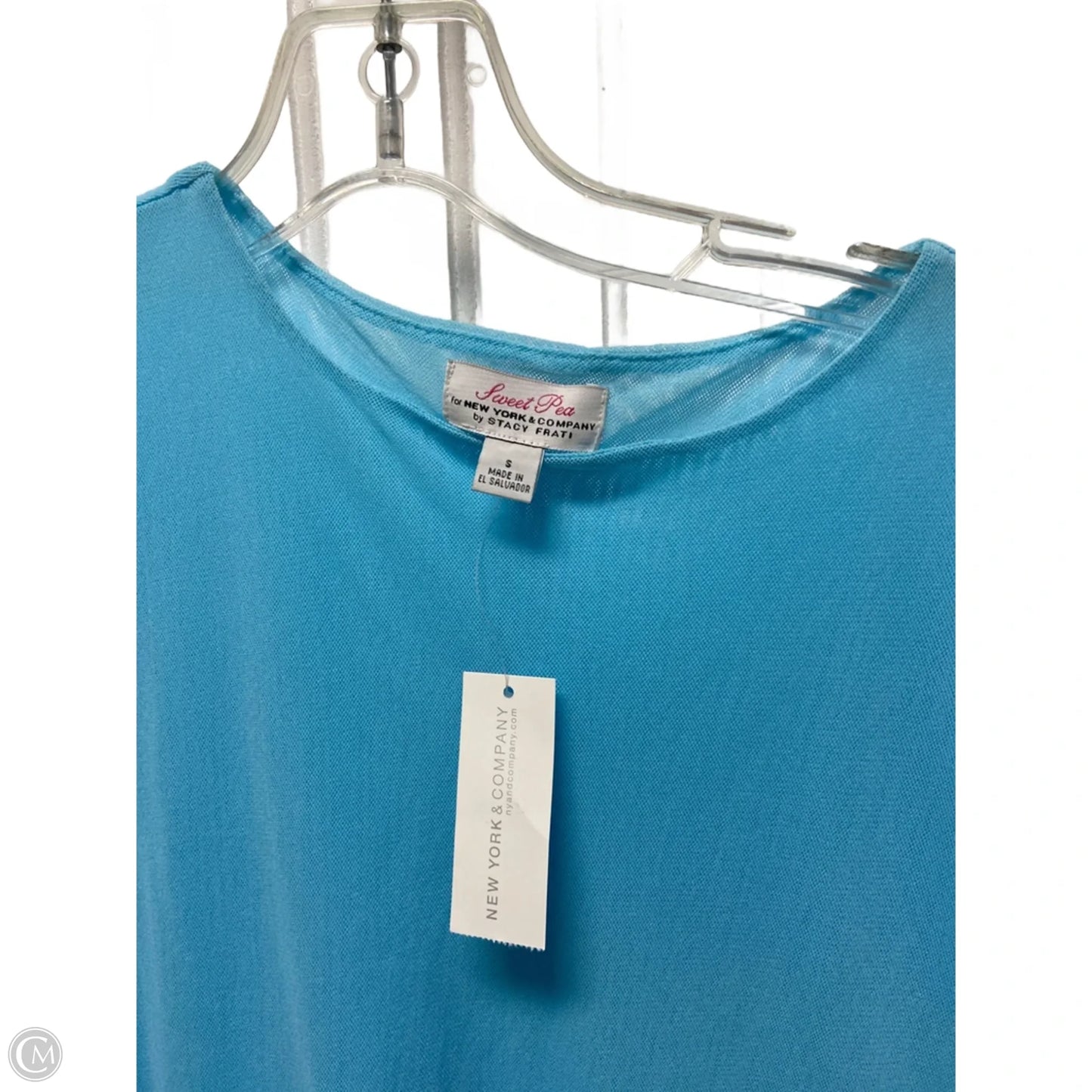 Top Short Sleeve By Sweet Pea In Blue, Size: S