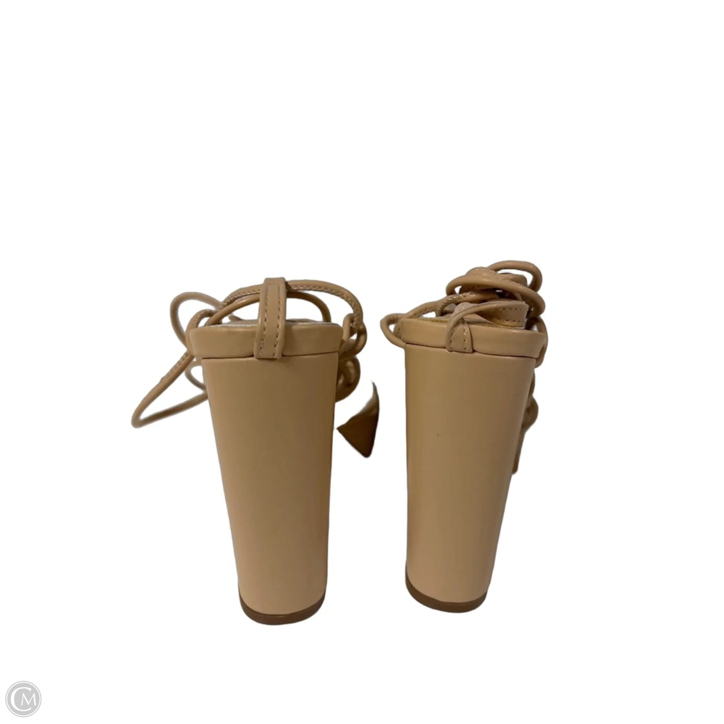 Shoes Heels Block By Liliana In Beige, Size: 7.5