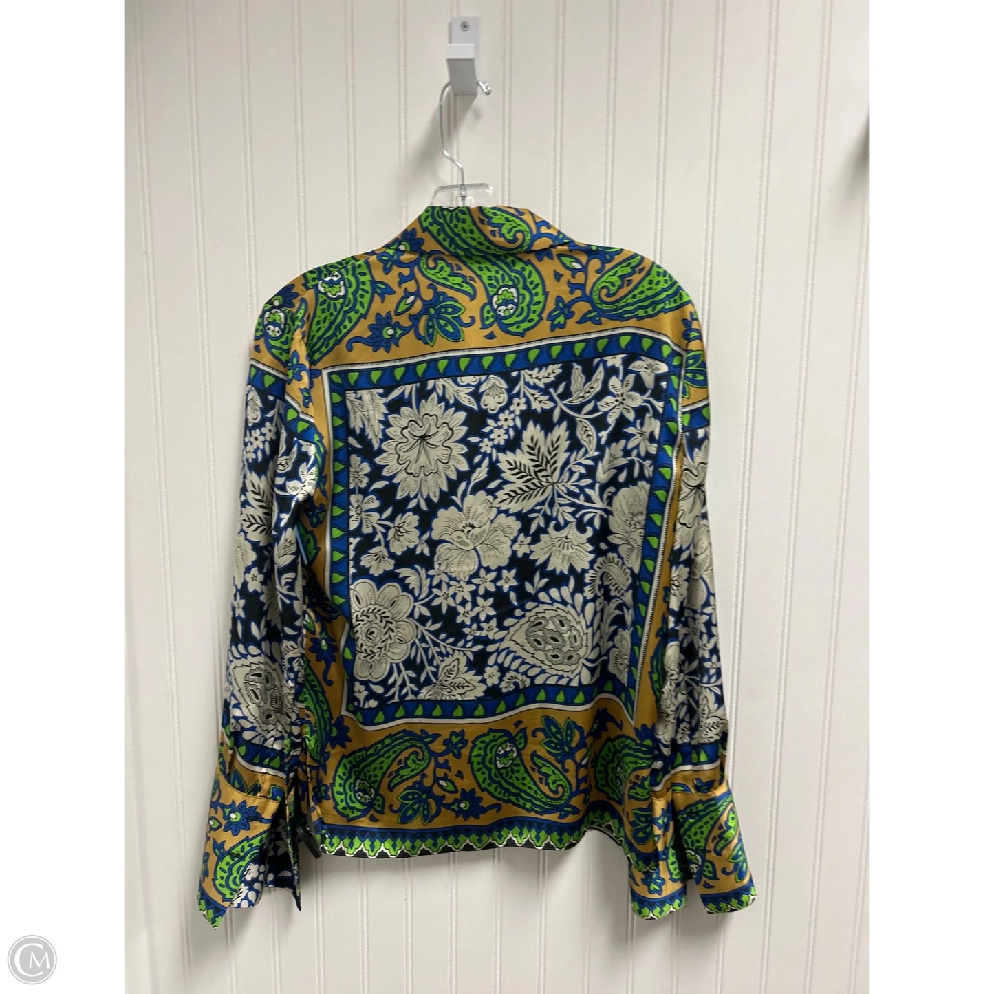 Top Long Sleeve By Zara In Multi-colored, Size: S