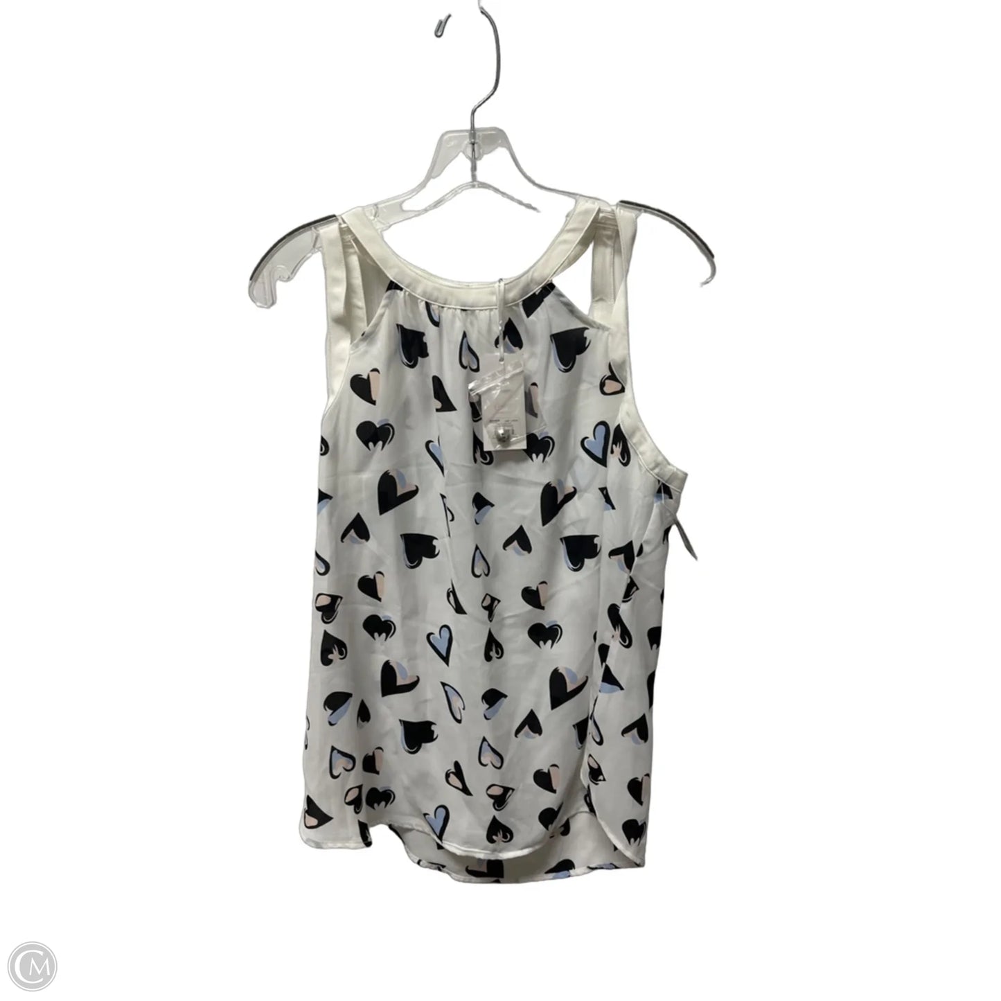 Top Sleeveless By Candies In White, Size: L