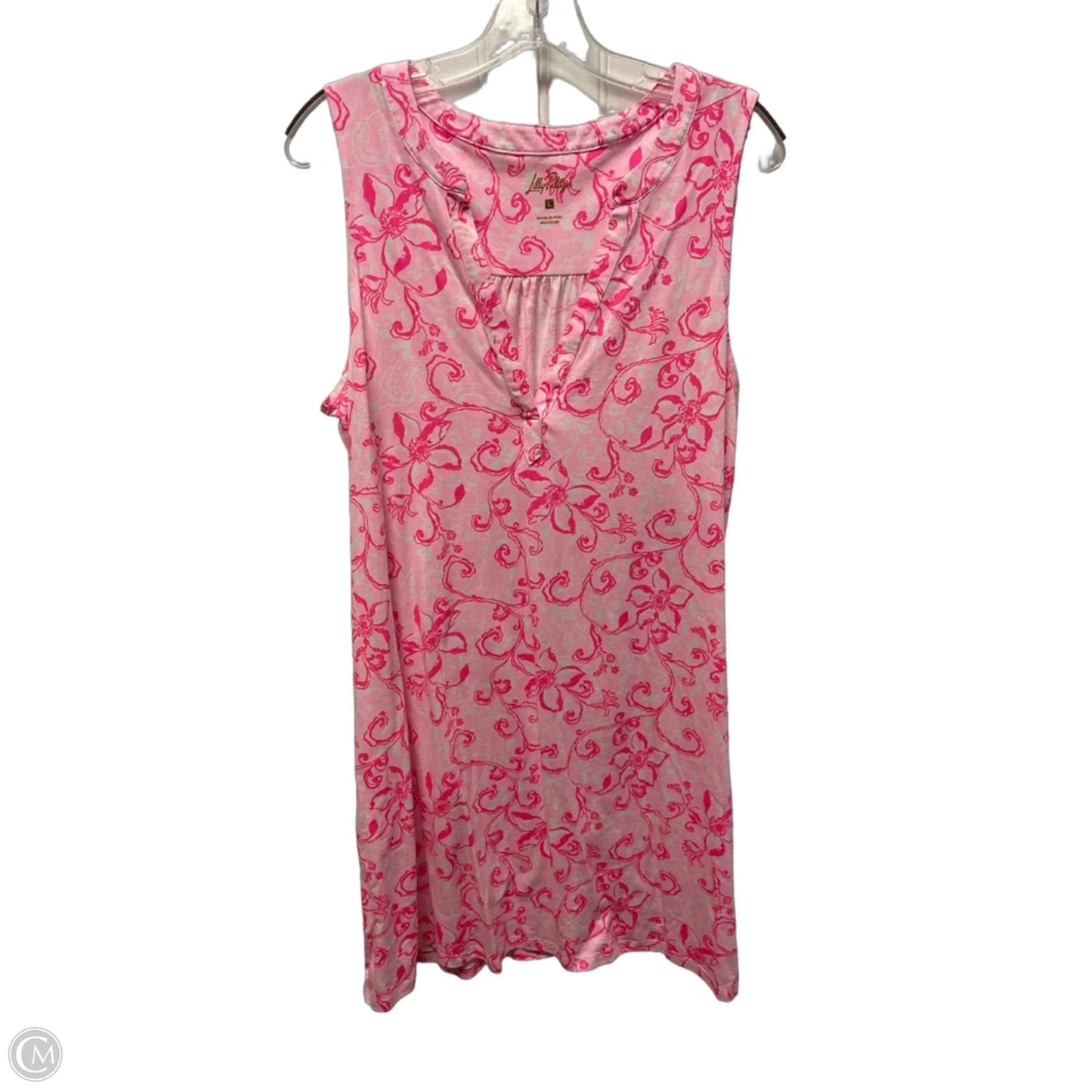 Dress Designer By Lilly Pulitzer In Pink, Size: L