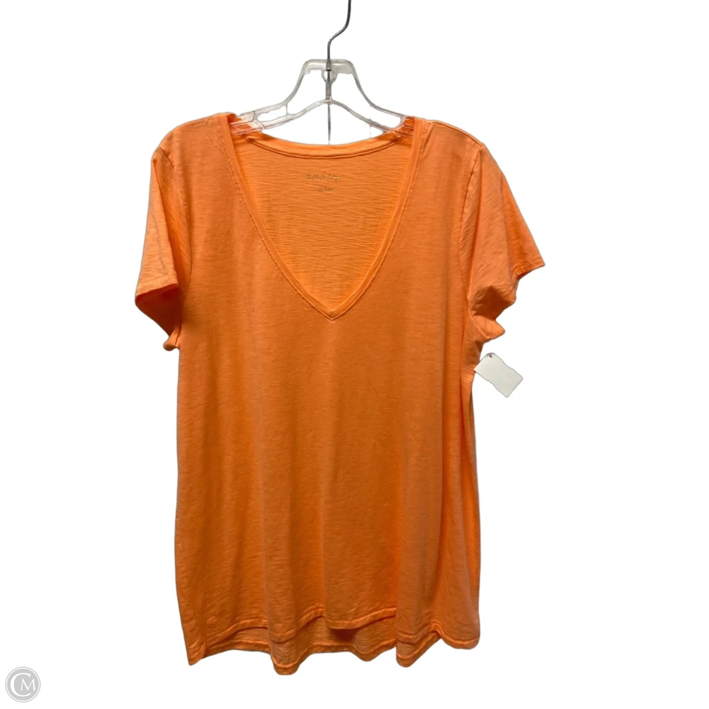 Top Short Sleeve Designer By Lilly Pulitzer In Orange, Size: L