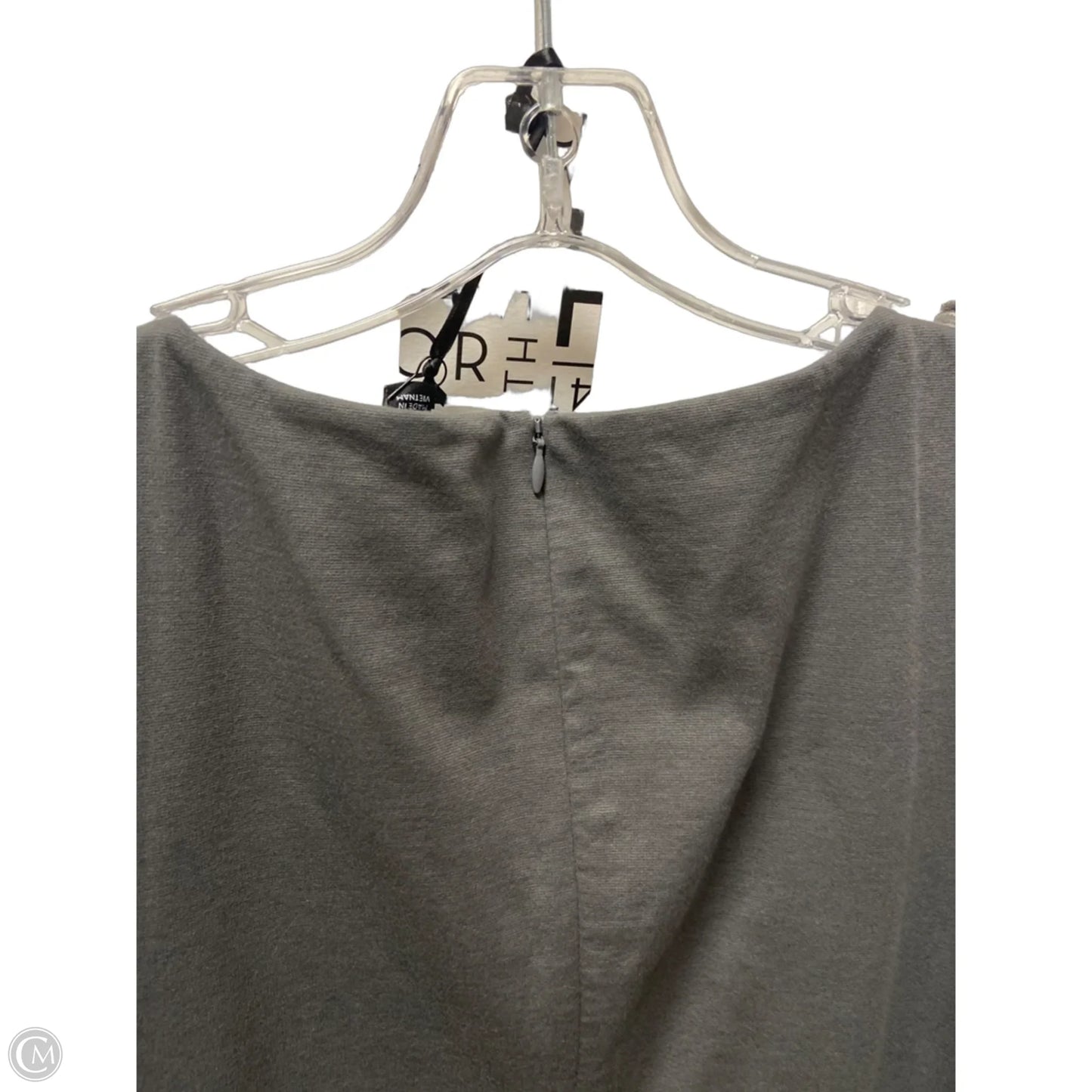 Dress Casual Midi By Hawthorn In Grey, Size: Xl