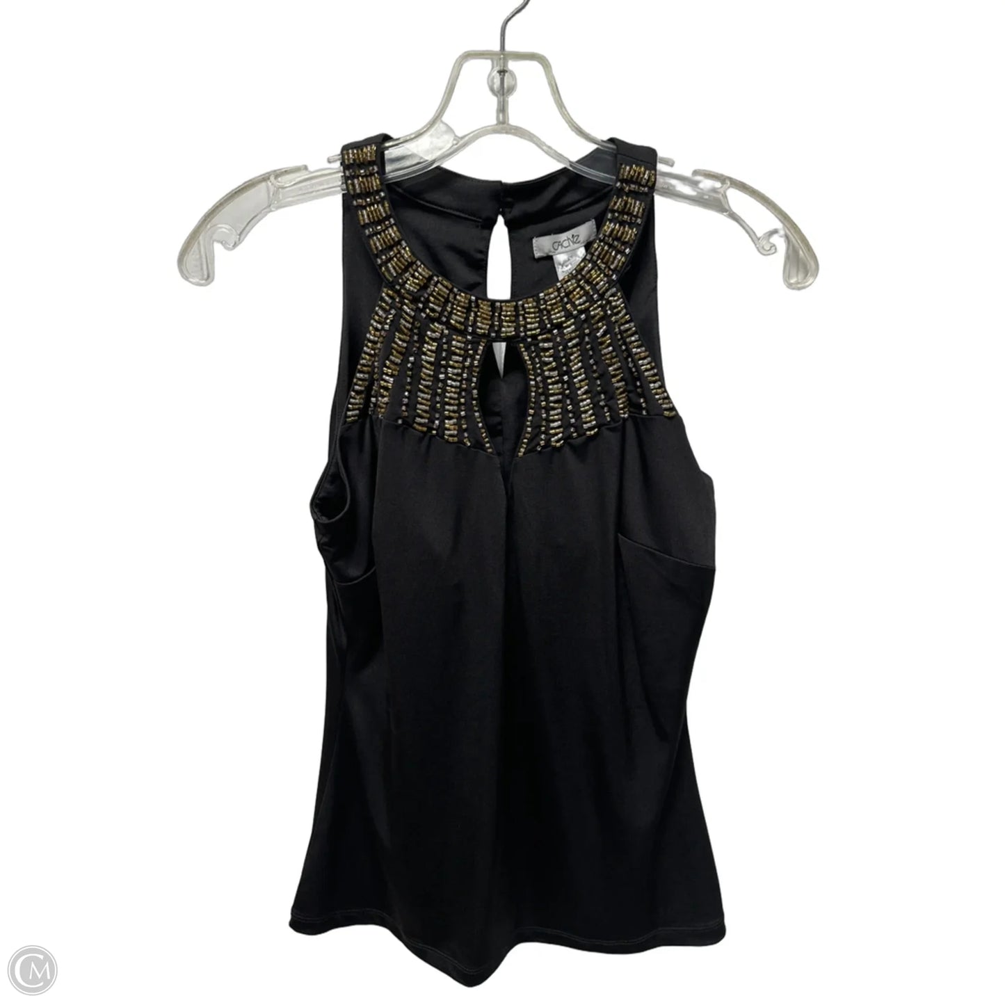 Top Sleeveless By Cache In Black, Size: Xs