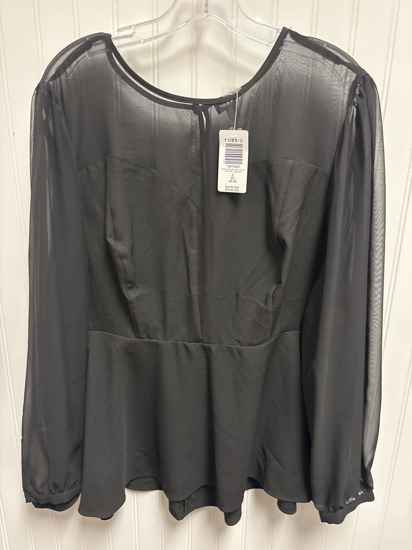Top Long Sleeve By Torrid Size: 2x