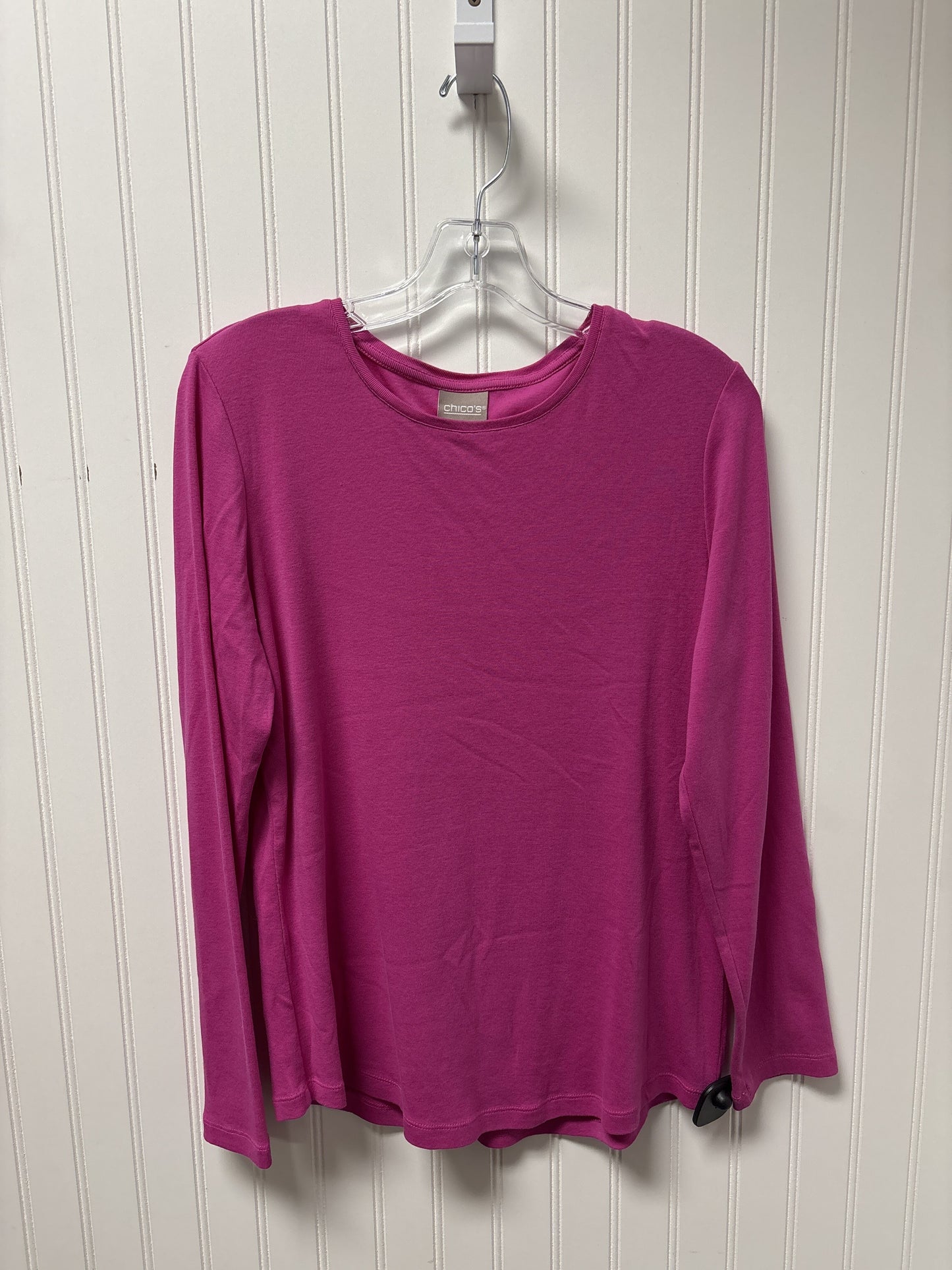 Top Long Sleeve Basic By Chicos Size: M