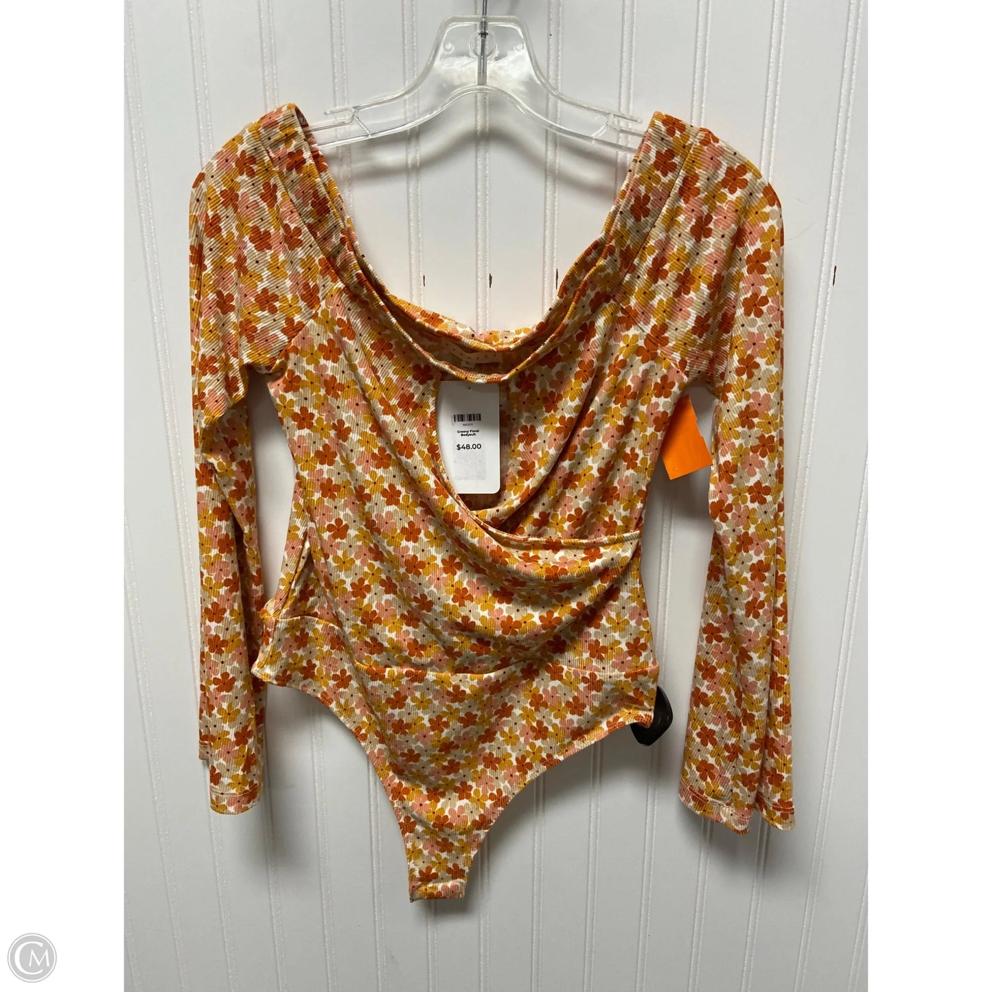 Bodysuit By Promesa In Floral Print, Size: M