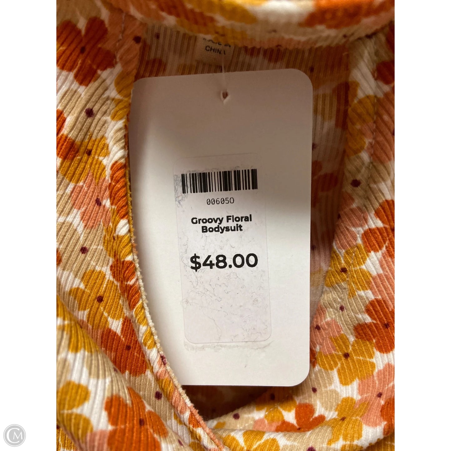 Bodysuit By Promesa In Floral Print, Size: M