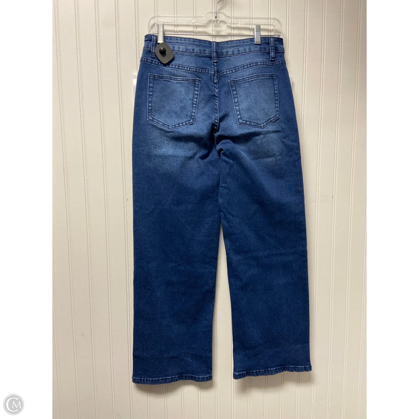 Jeans Wide Leg By Clothes Mentor In Blue Denim, Size: 10