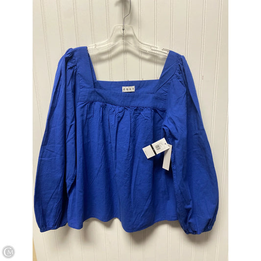 Top Long Sleeve By Clothes Mentor In Blue, Size: S