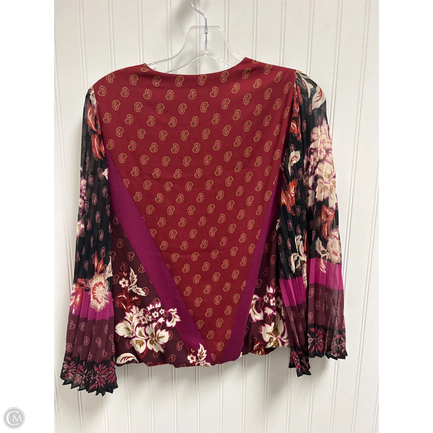 Top Long Sleeve By White House Black Market In Purple, Size: S
