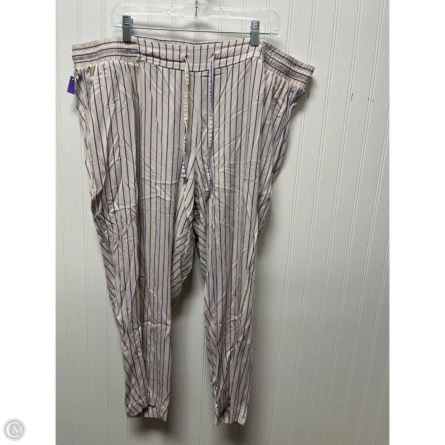 Pants Lounge By Torrid In Striped Pattern, Size: 26