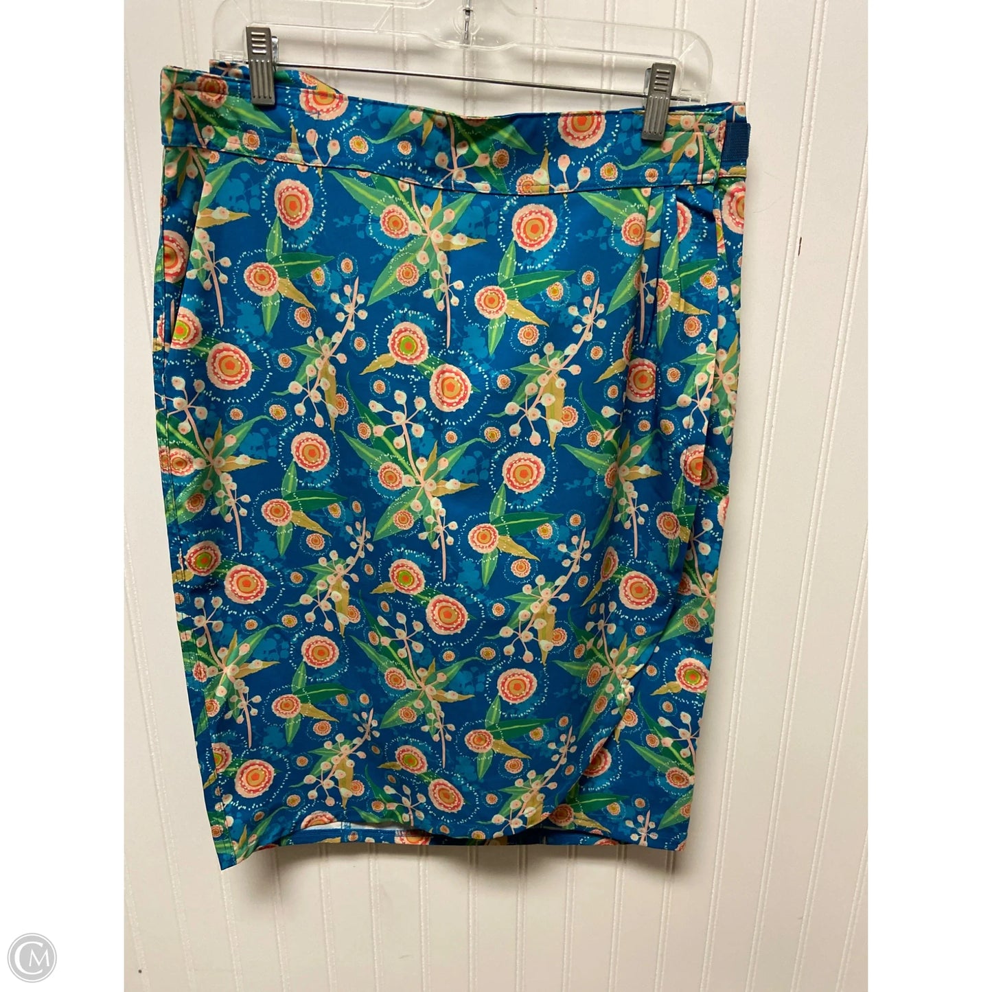 Swimwear Cover-up By Clothes Mentor In Floral Print, Size: M