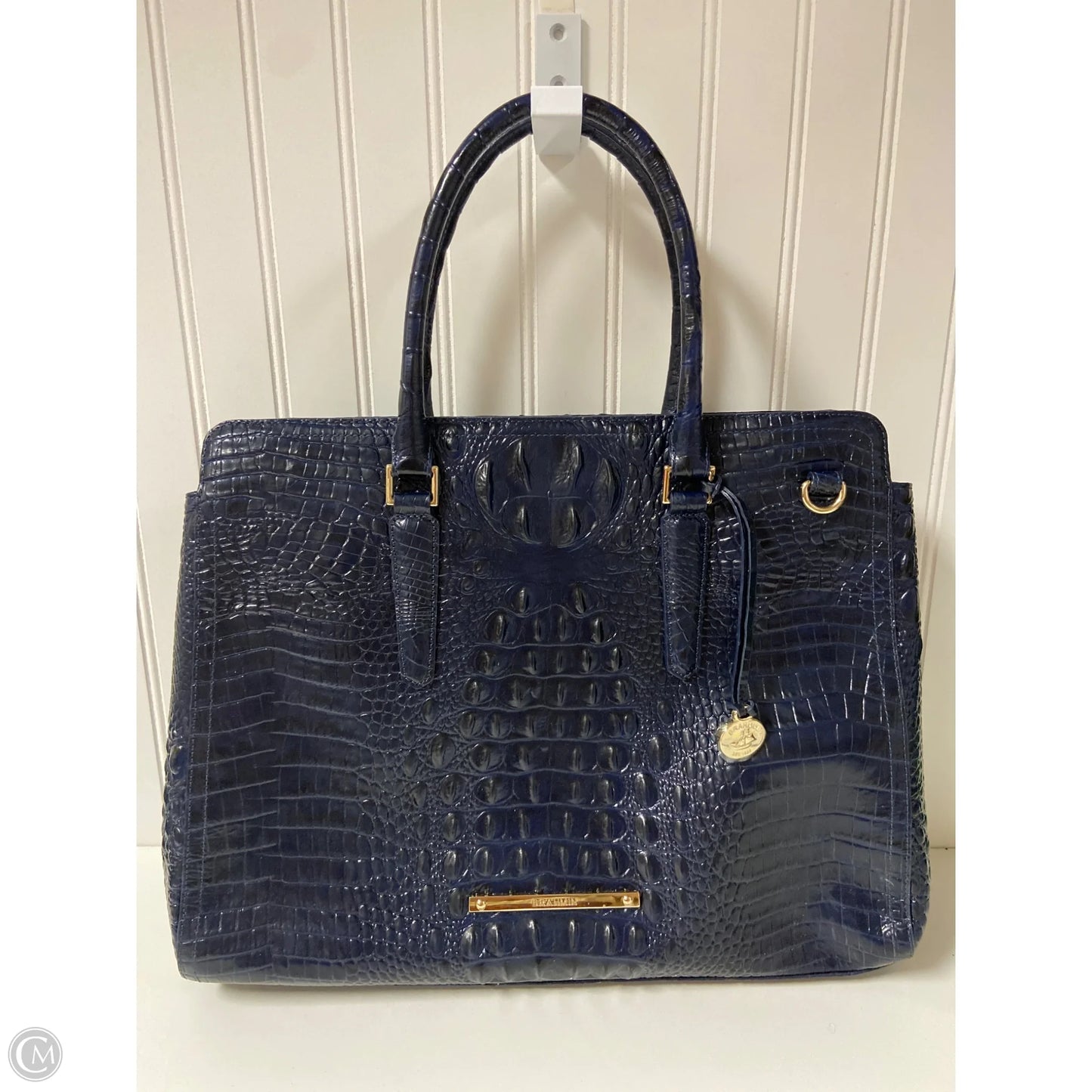 Handbag Designer By Brahmin, Size: Large