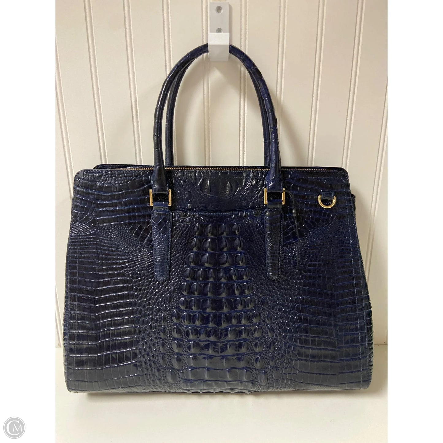 Handbag Designer By Brahmin, Size: Large