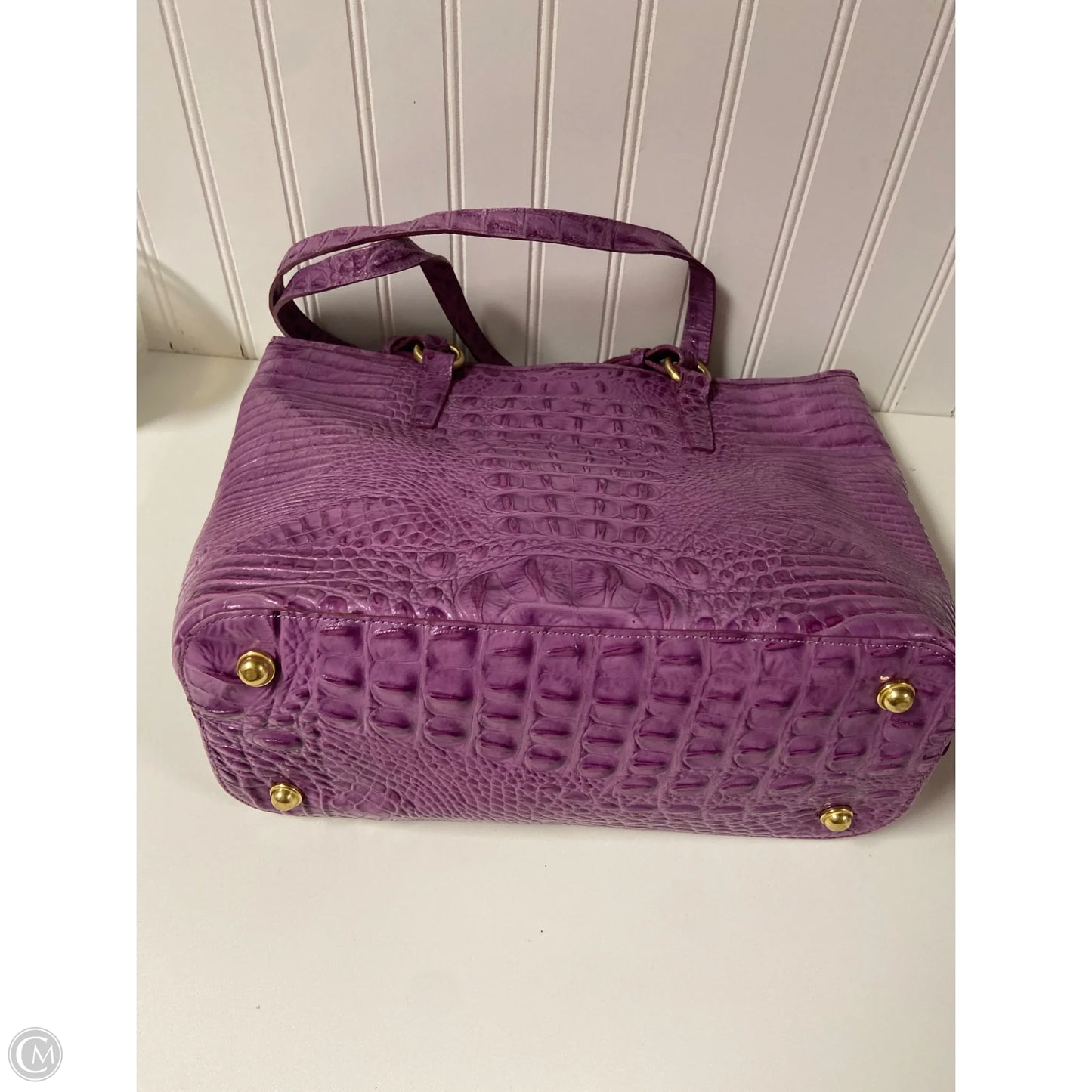 Handbag Designer By Brahmin, Size: Large