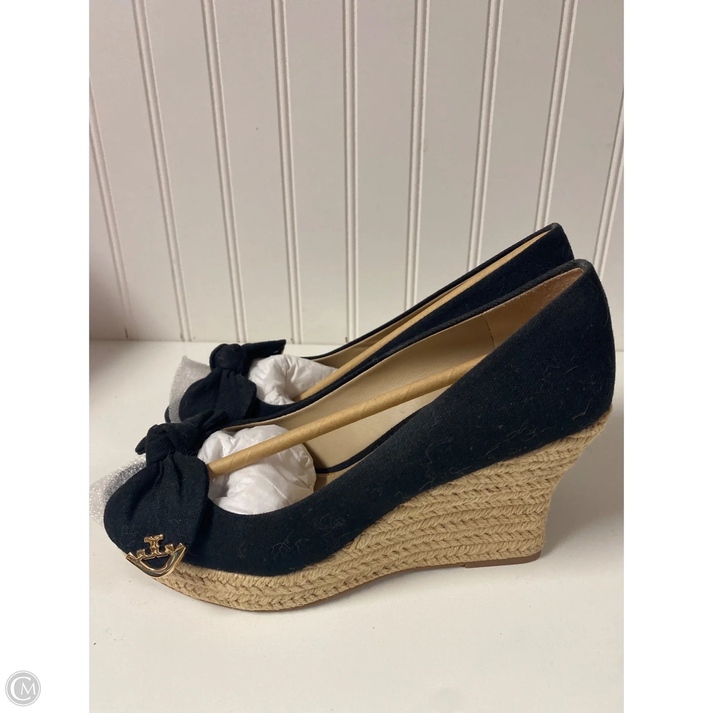 Shoes Designer By Tory Burch In Black, Size: 7.5