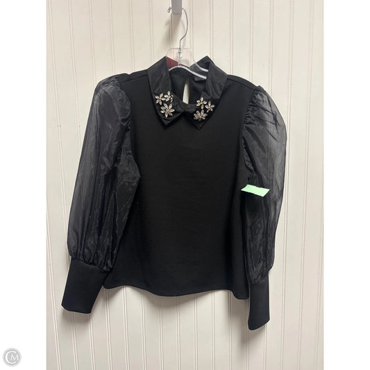Top Long Sleeve By Marc New York In Black, Size: S