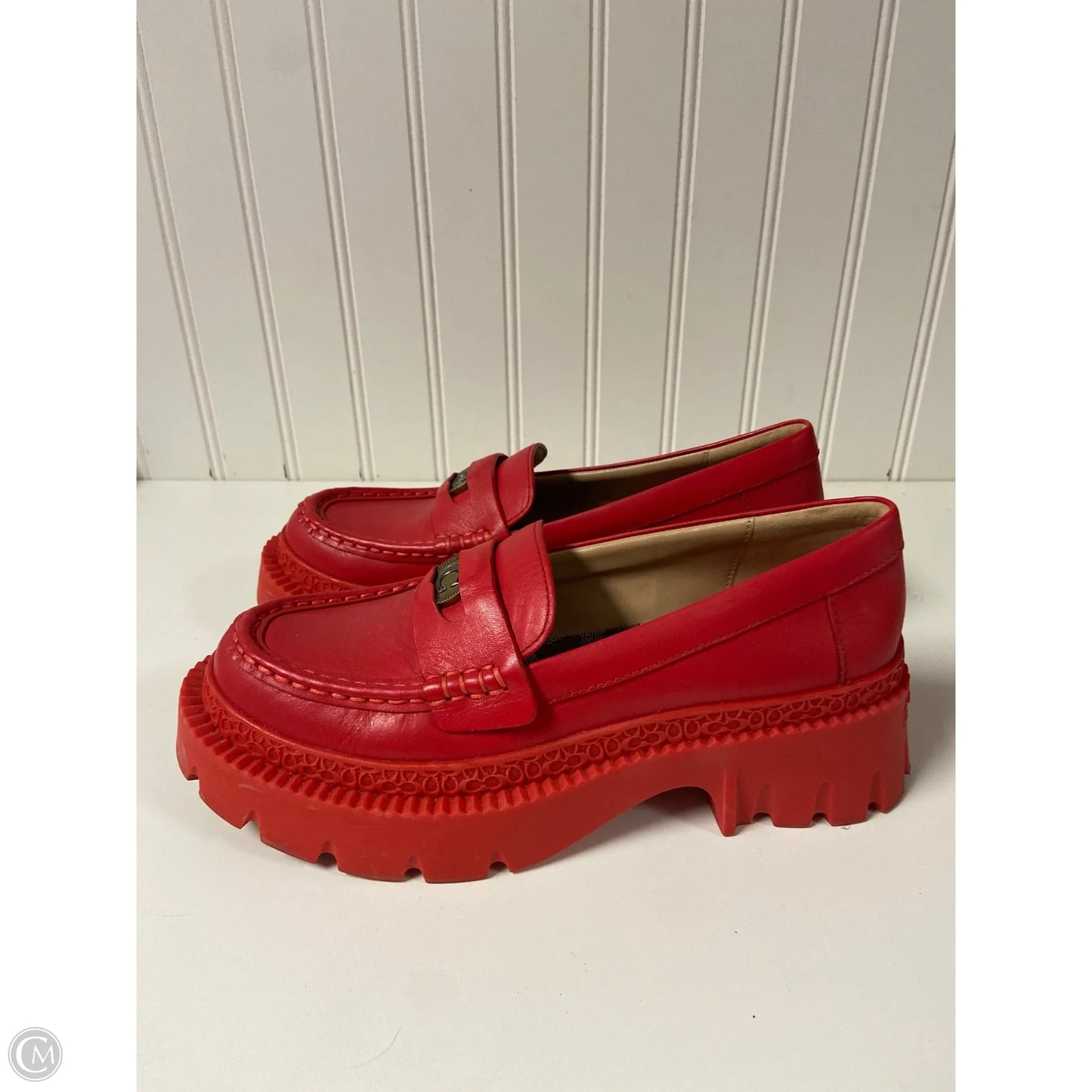 Shoes Designer By Coach In Red, Size: 5.5