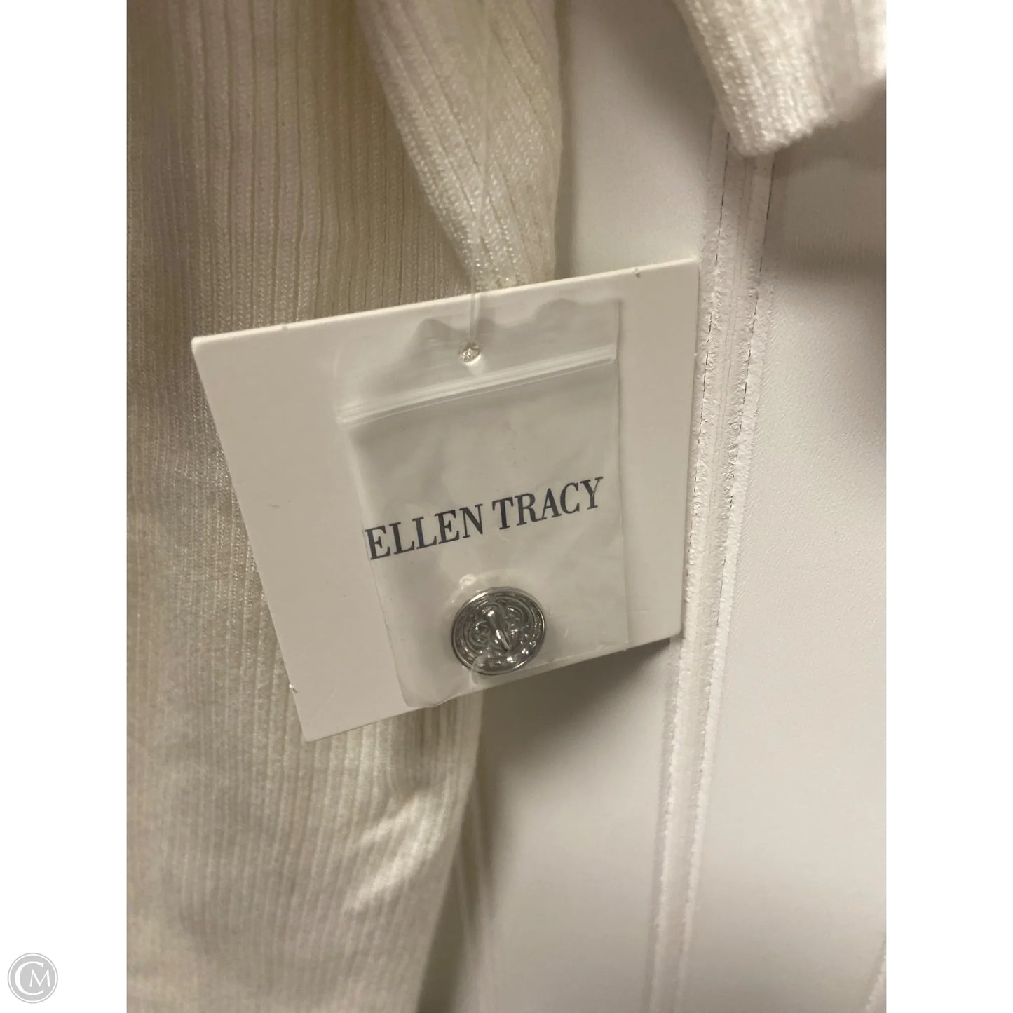 Top Short Sleeve Basic By Ellen Tracy In White, Size: M