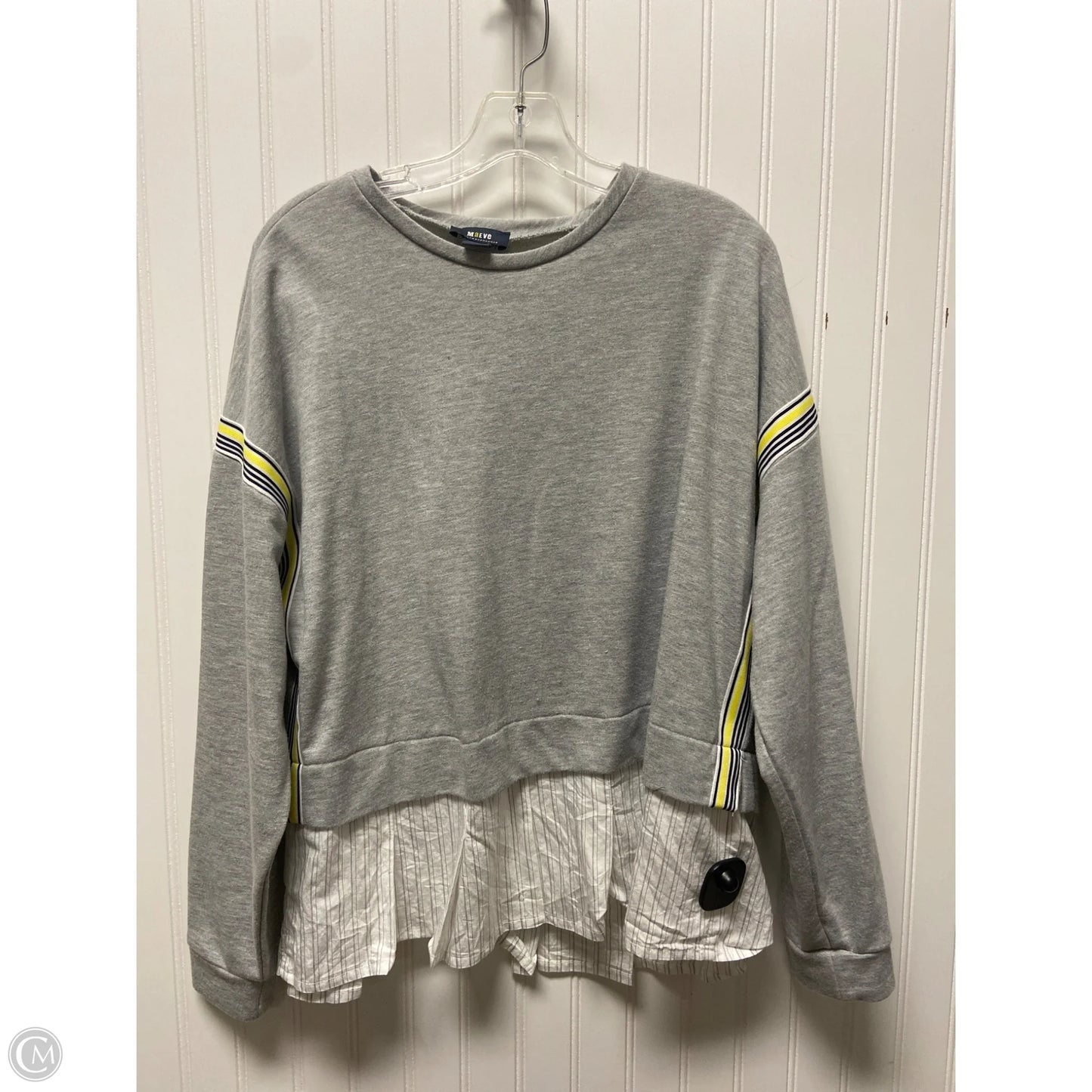 Top Long Sleeve By Maeve In Grey, Size: M