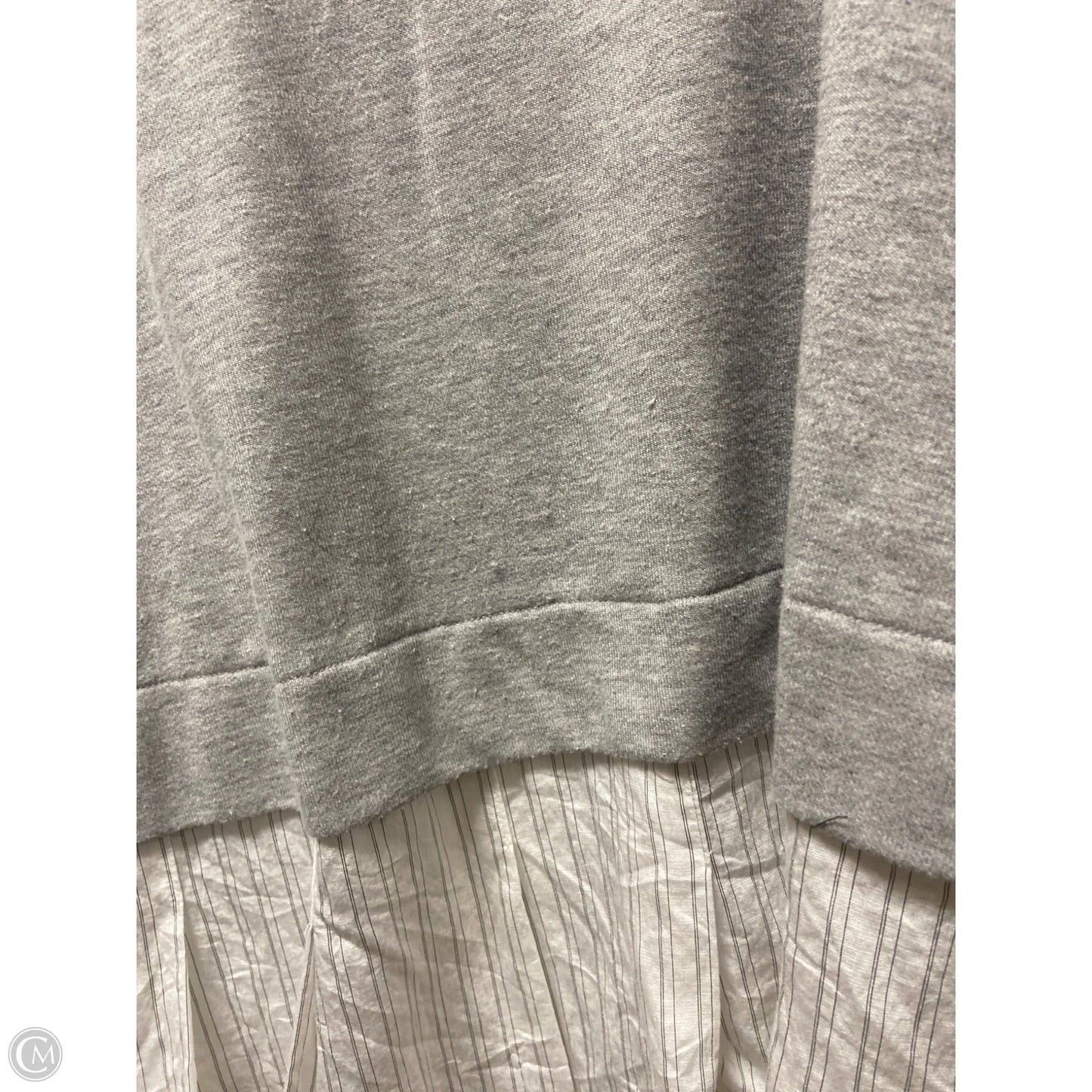 Top Long Sleeve By Maeve In Grey, Size: M