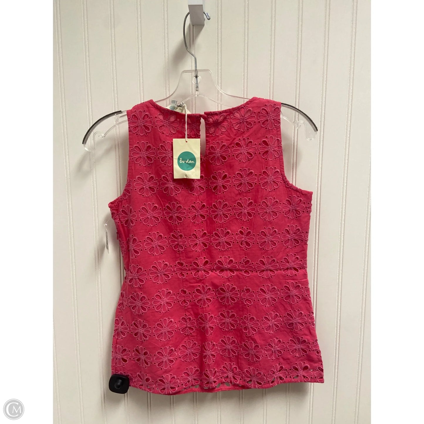 Top Sleeveless By Boden In Pink, Size: Xs