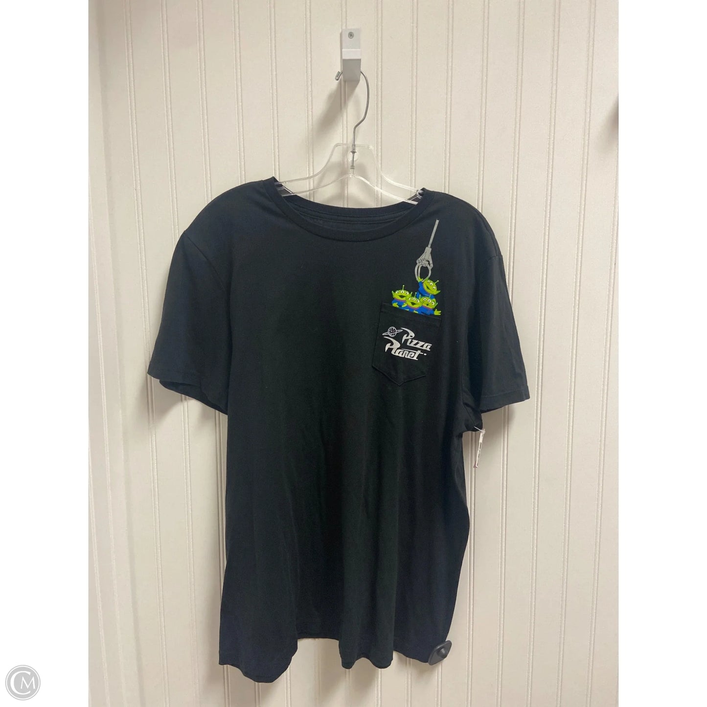Top Short Sleeve Basic By Disney Store In Black, Size: 2x