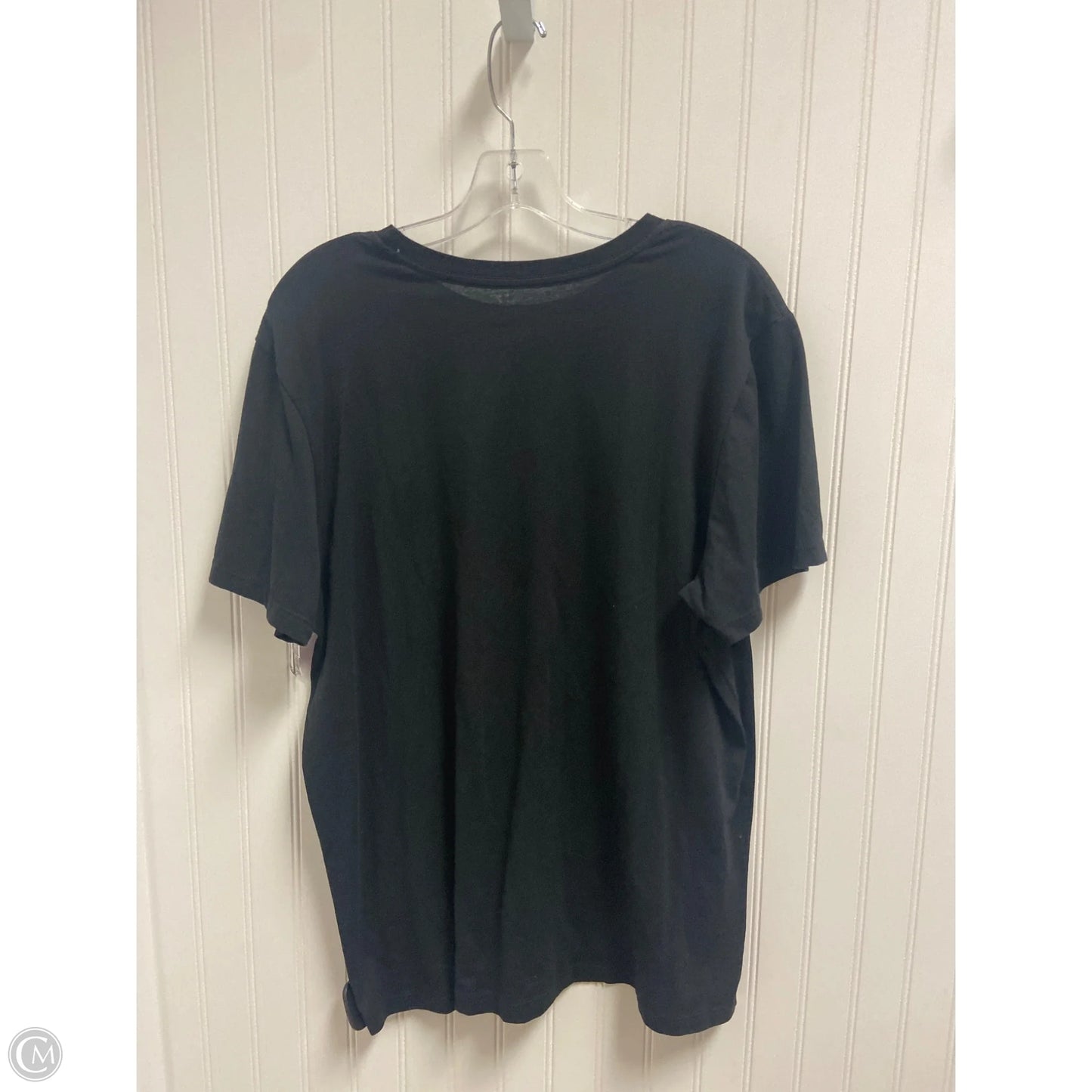 Top Short Sleeve Basic By Disney Store In Black, Size: 2x