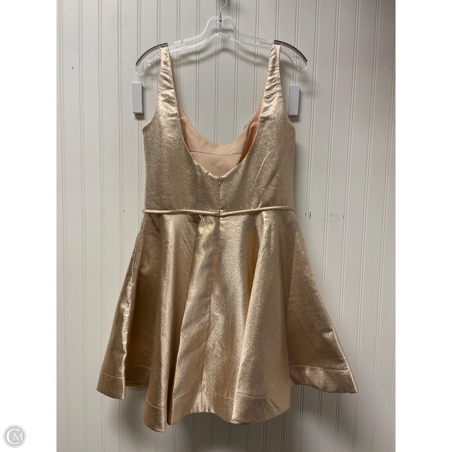Dress Party Short By La Femme In Rose Gold, Size: Xl