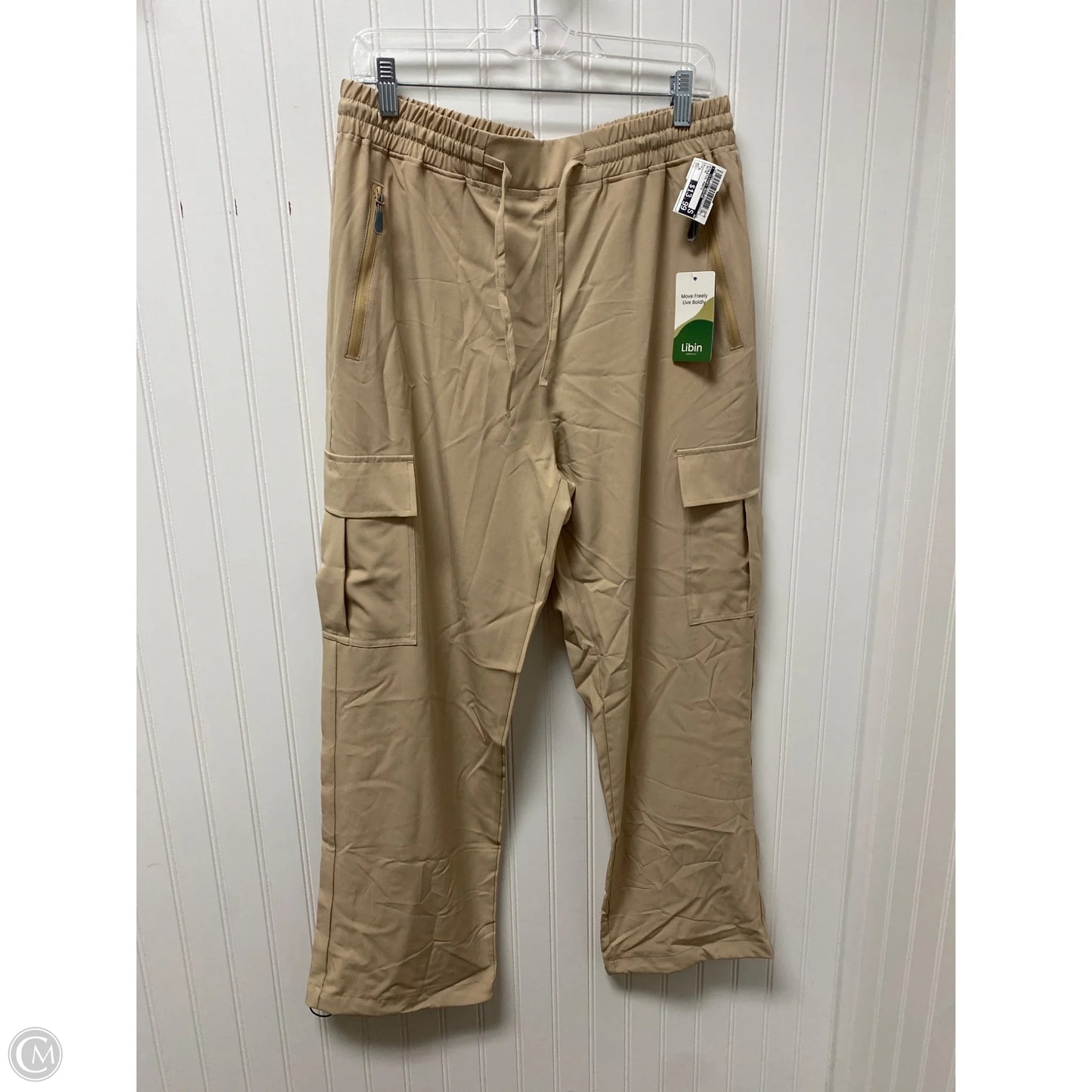 Athletic Pants By Clothes Mentor In Beige, Size: L