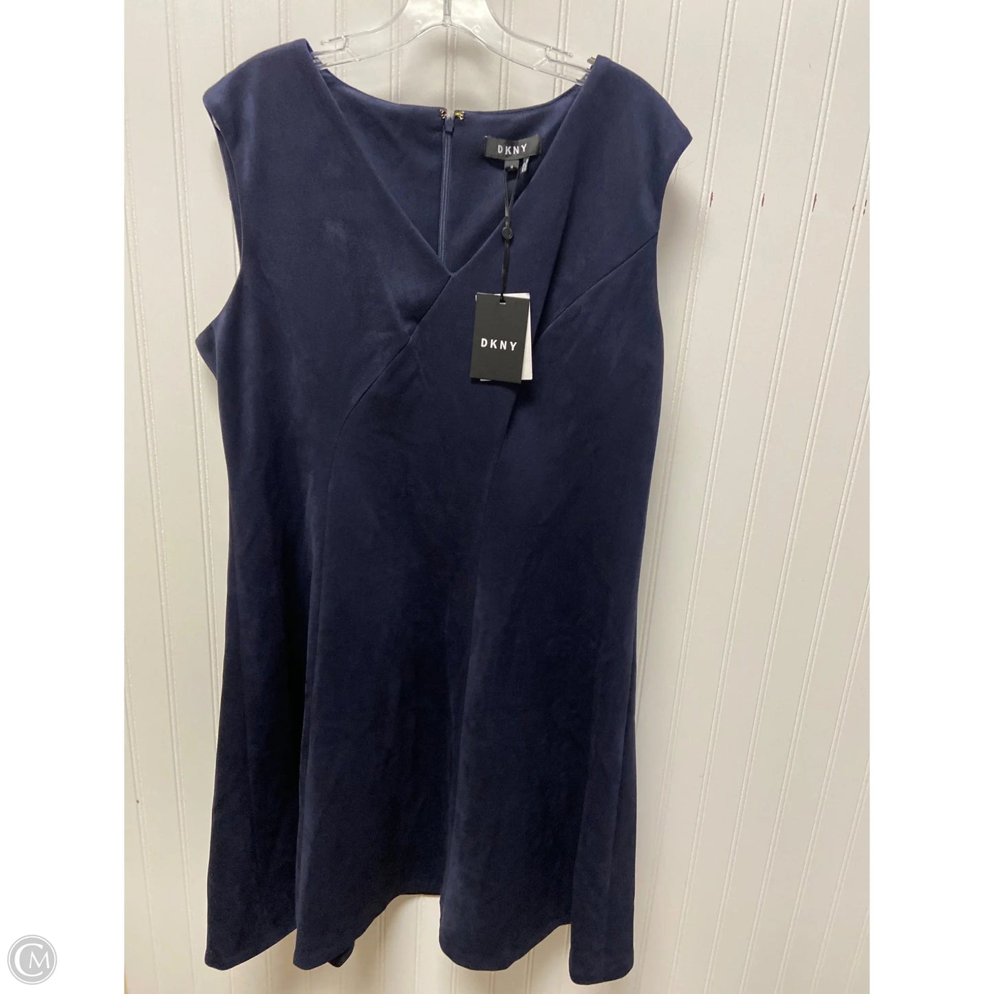 Dress Work By Dkny In Navy, Size: Xl