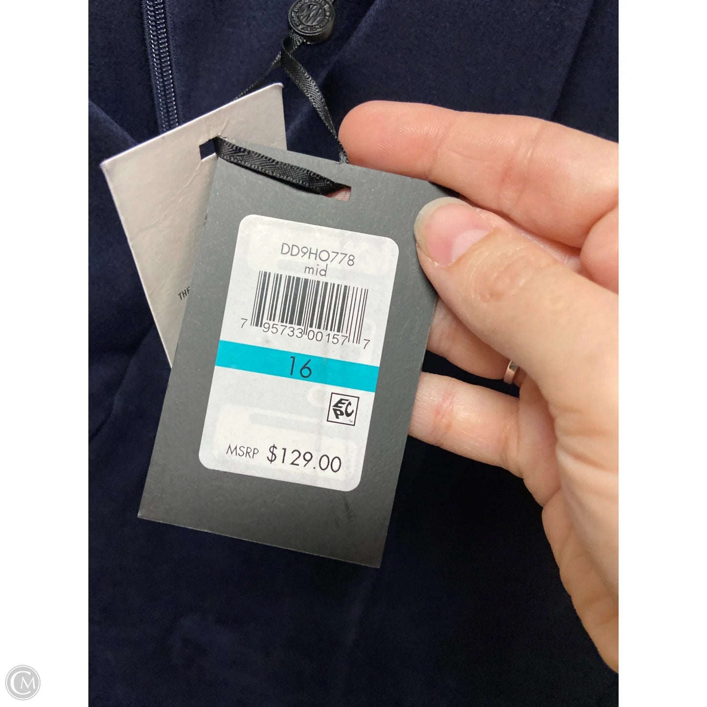 Dress Work By Dkny In Navy, Size: Xl