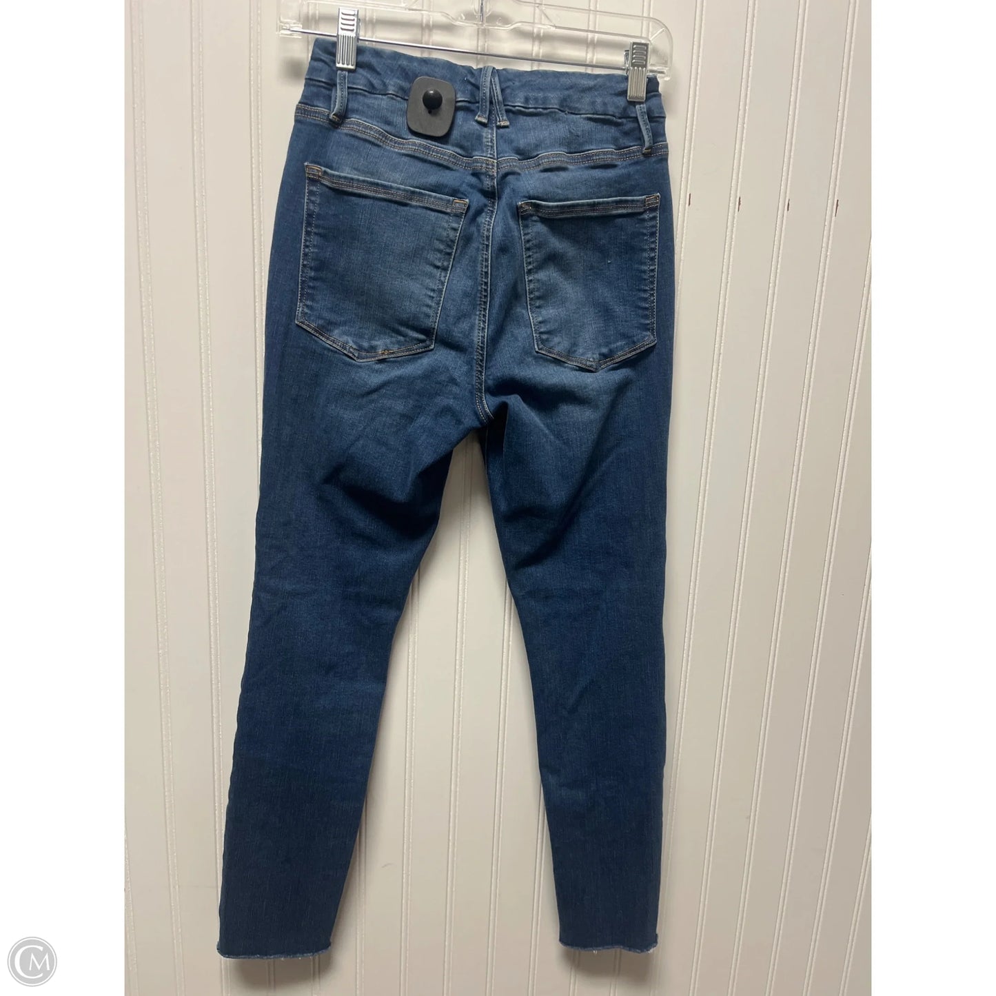 Jeans Skinny By Good American In Blue Denim, Size: 6