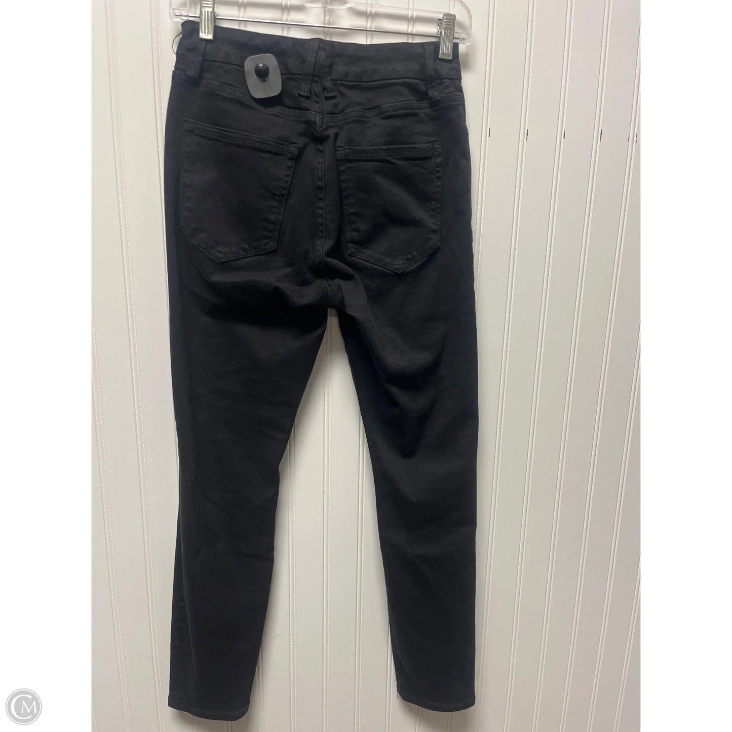 Jeans Skinny By Good American In Black Denim, Size: 6