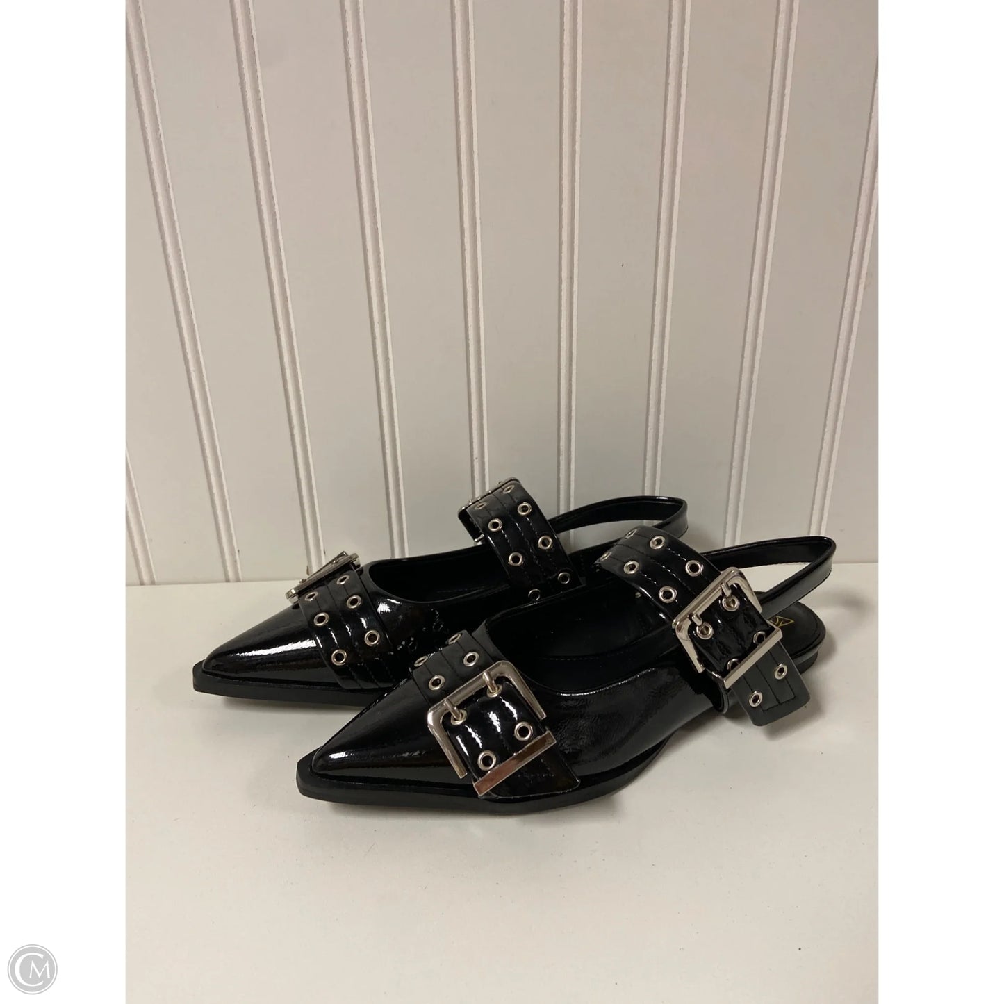 Shoes Flats By Clothes Mentor In Black, Size: 6