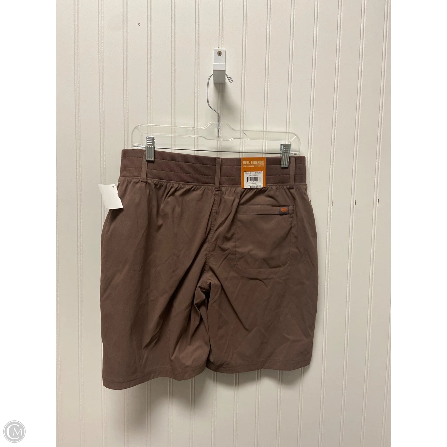 Athletic Shorts By Reel Legends In Brown, Size: S