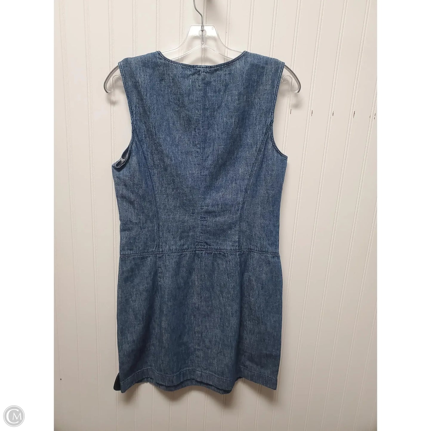 Dress Casual Short By Theory In Blue Denim, Size: M
