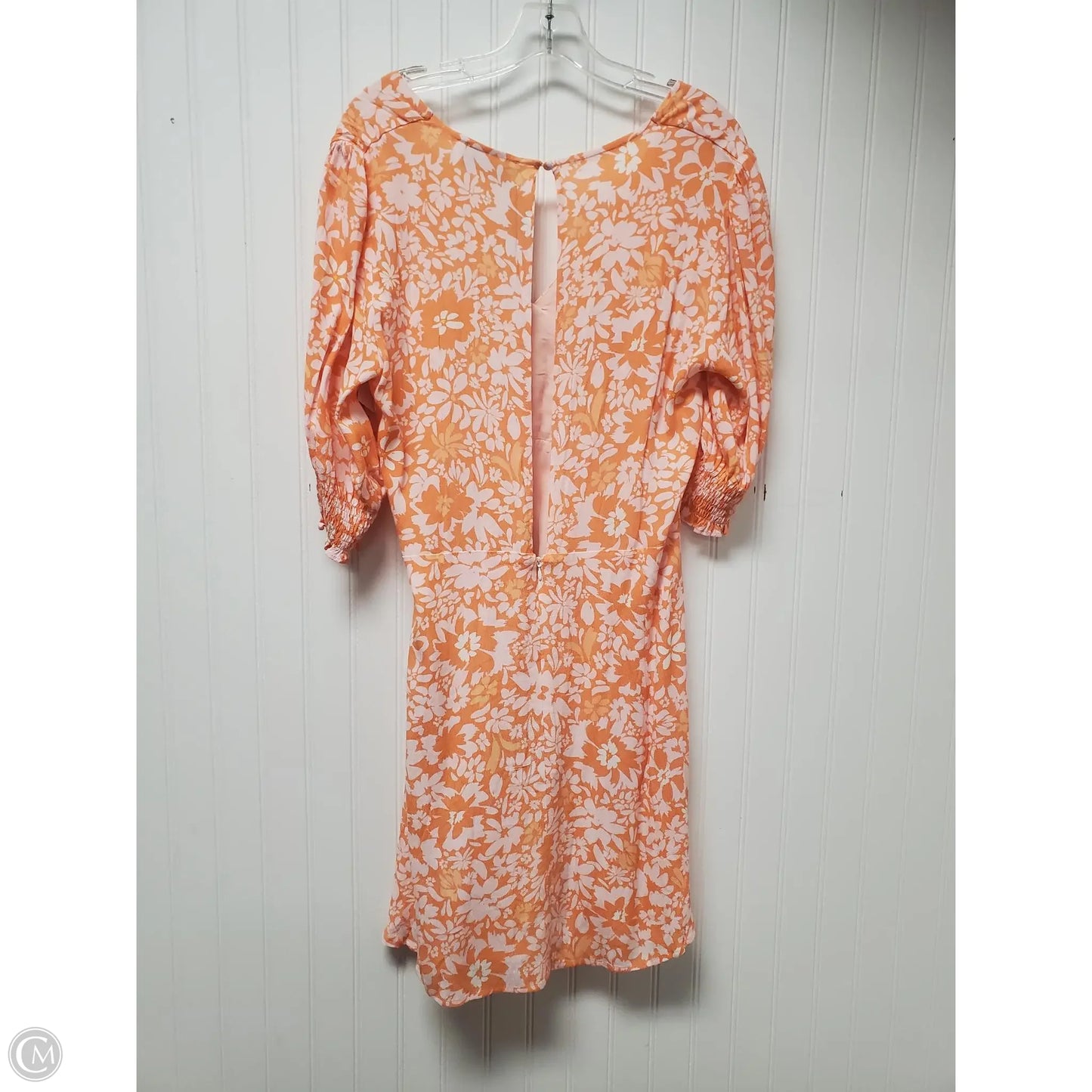 Dress Casual Short By Minkpink In Orange & Pink, Size: L