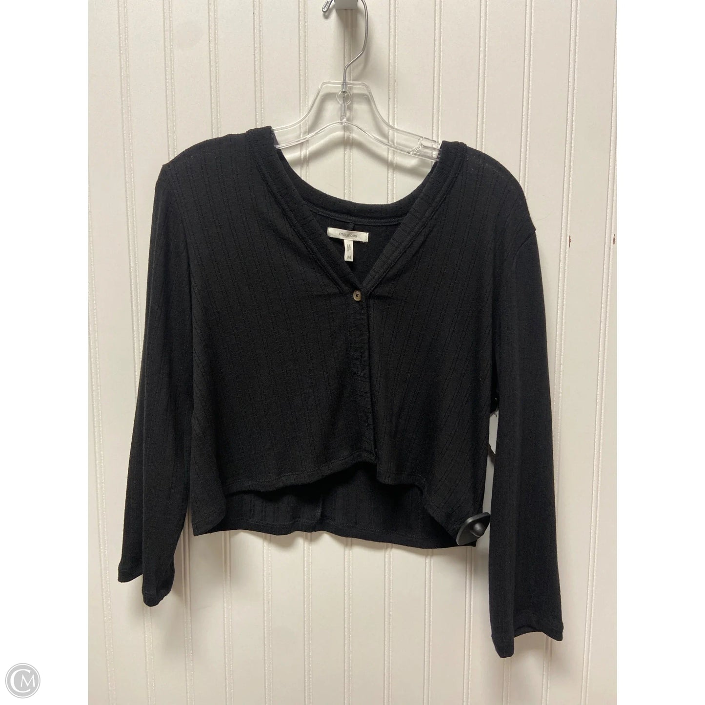 Sweater Cardigan By Maurices In Black, Size: M
