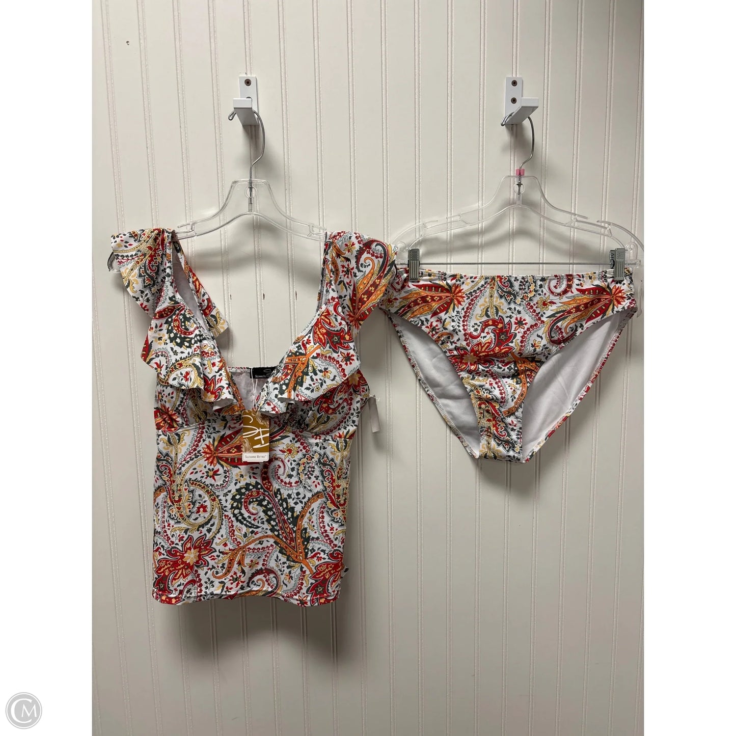 Swimsuit 2pc By Clothes Mentor In Multi-colored, Size: Xl